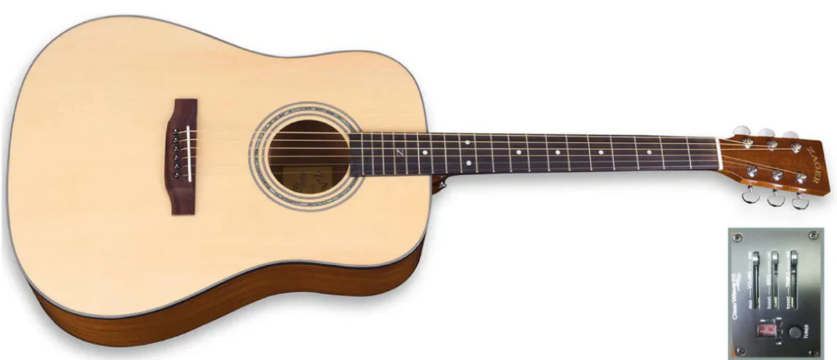 ZAD20E Solid Spruce/Mahogany Acoustic Electric Natural