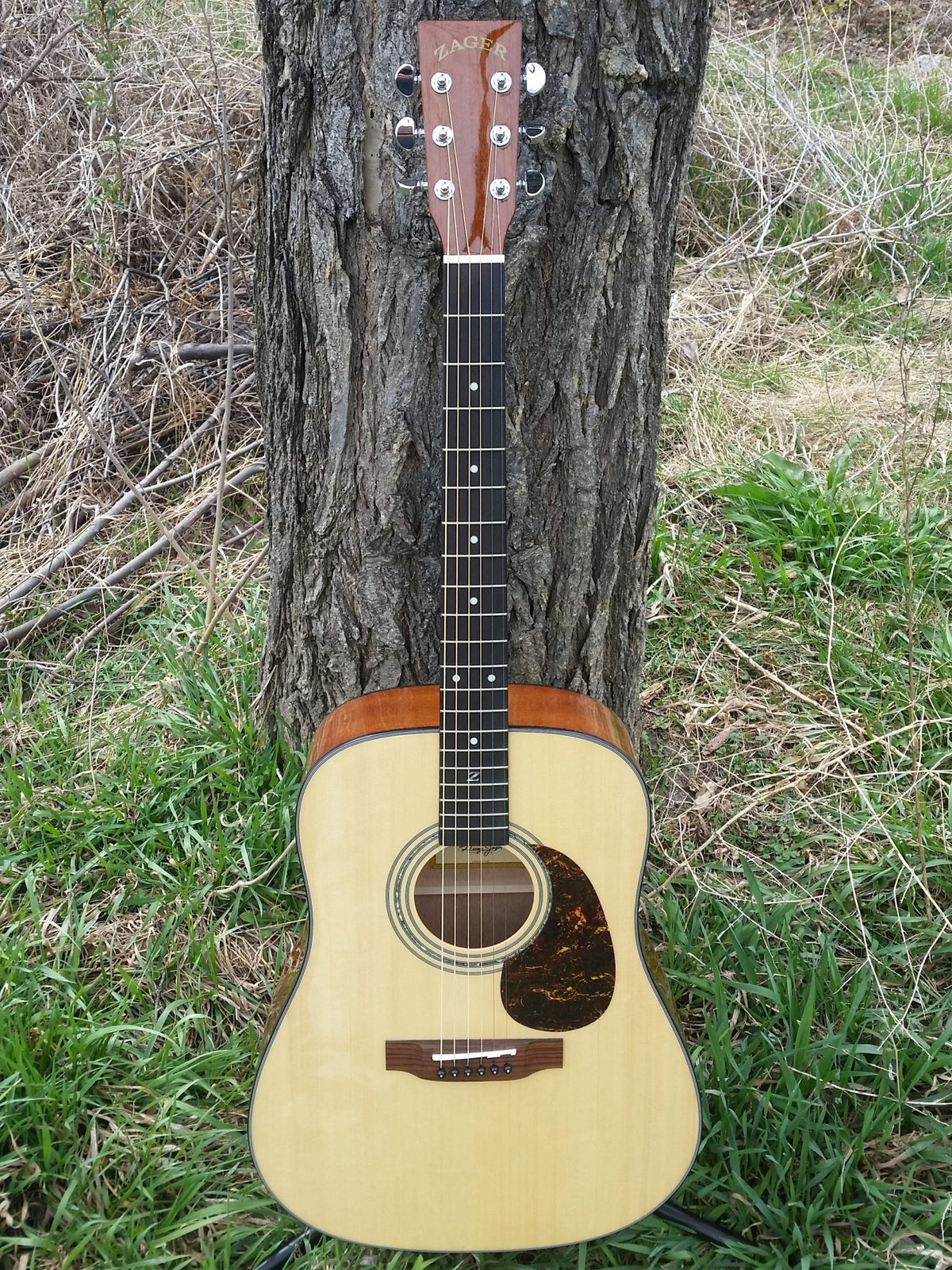 zad20 solid spruce acoustic guitar