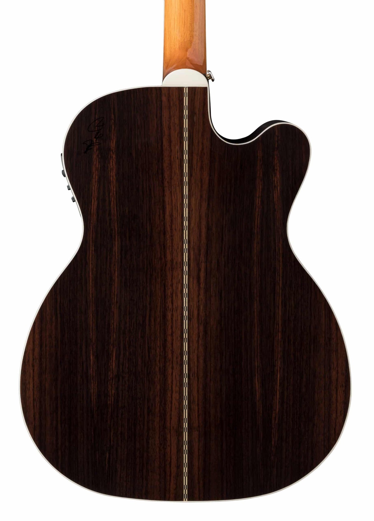 ZAD80CE Solid Cedar/Rosewood Acoustic Electric AURA Pro Series Smaller "OM" Size Left Handed