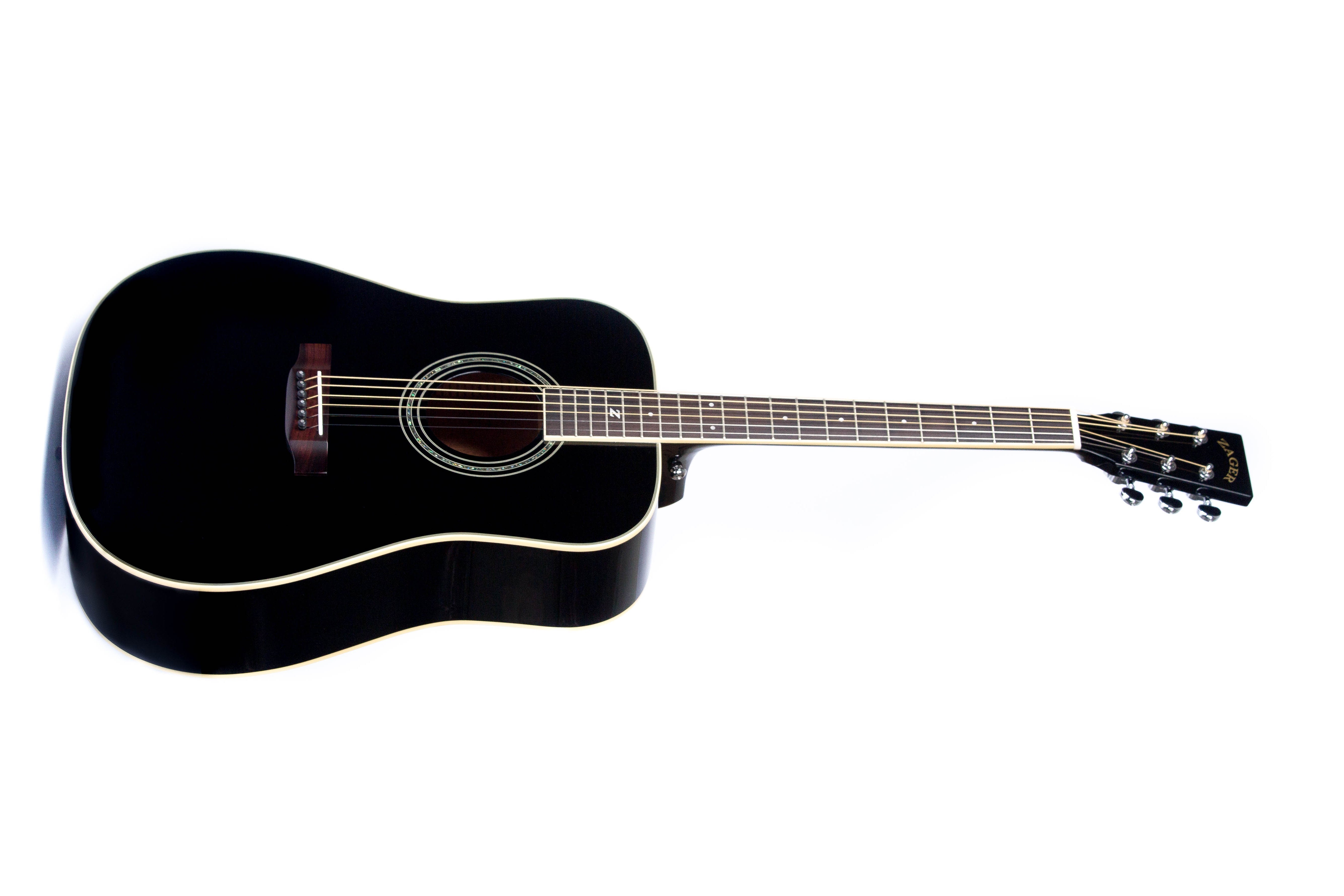 ZAD50 Solid Spruce/Mahogany Acoustic Black