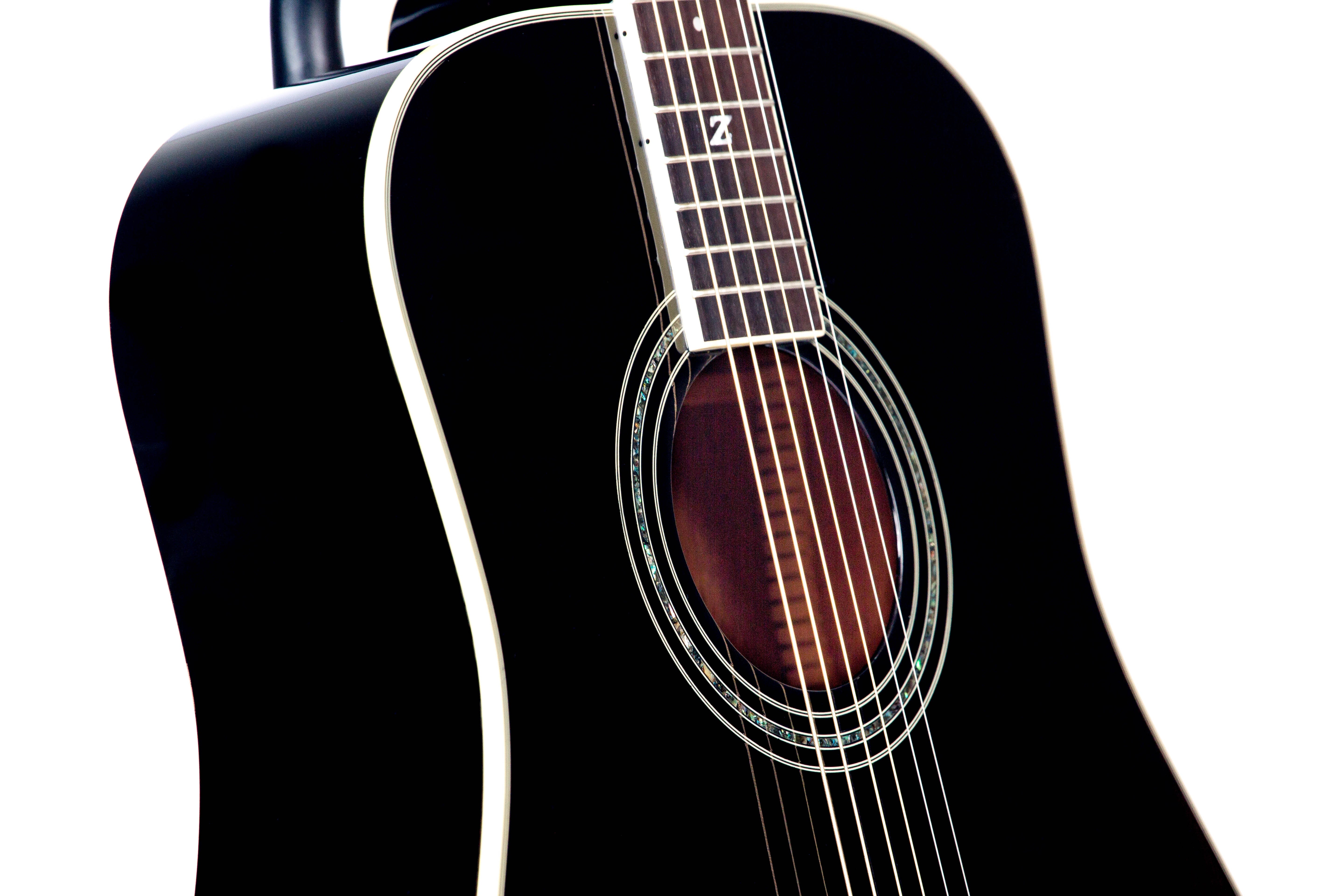 ZAD50 Solid Spruce/Mahogany Acoustic Black
