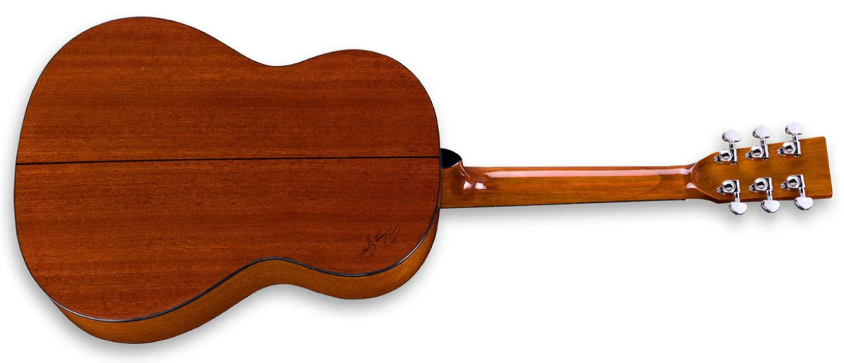 38 inch Parlor Size Solid African Mahogany Acoustic Electric