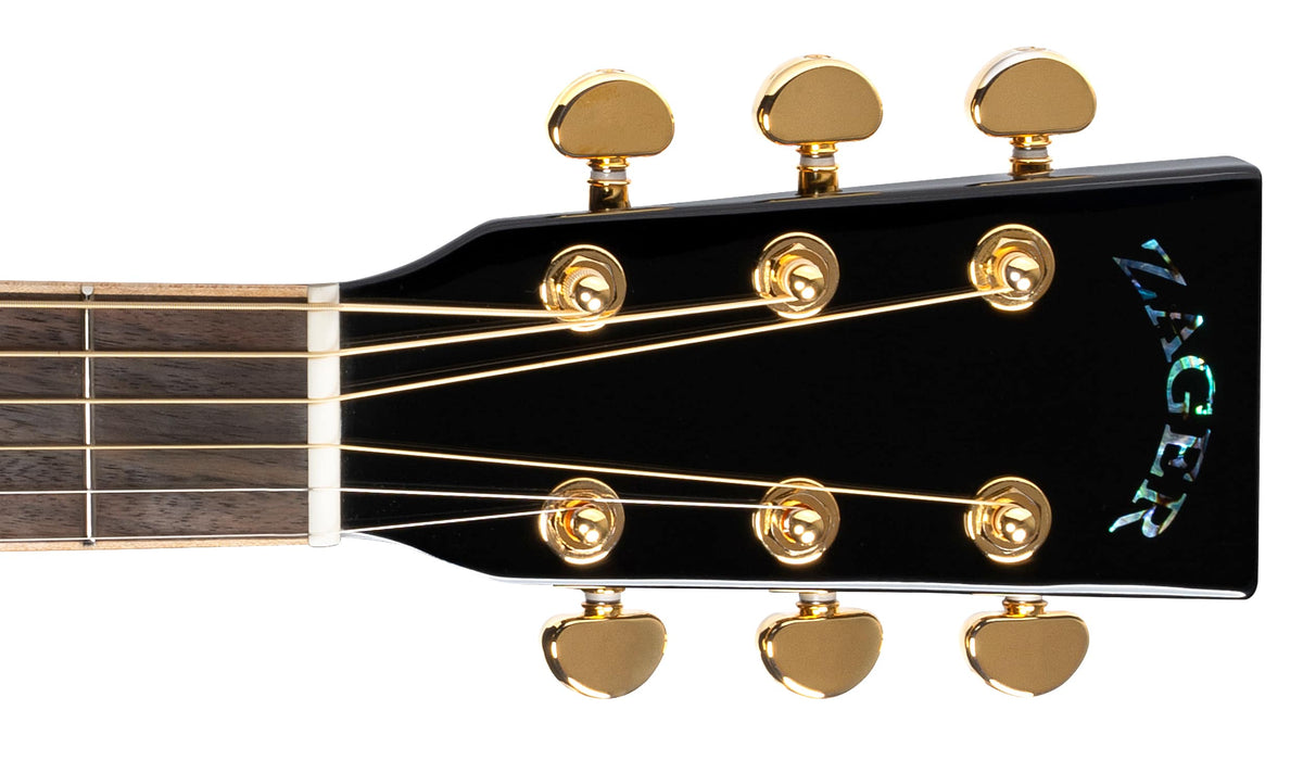 ZAD900CE Solid Spruce/Rosewood Acoustic Electric AURA Limited Edition Black Lacquer Pro Series - DEAL OF THE DAY