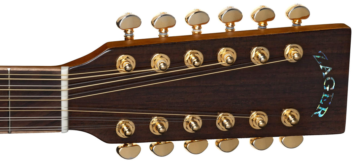 ZAD900E 12 String Solid Spruce/Rosewood Acoustic Electric AURA Pro Series BOGO
