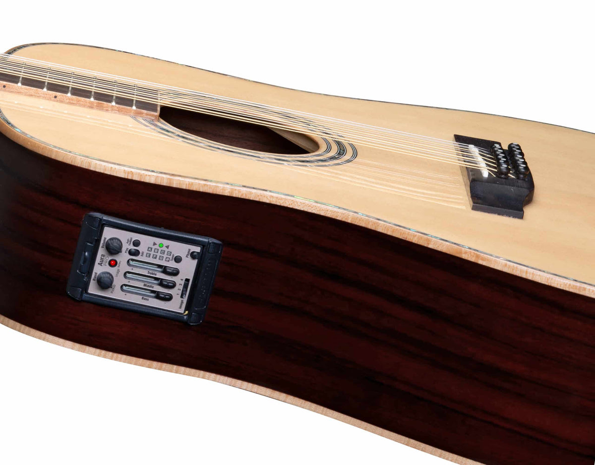 ZAD900E 12 String Solid Spruce/Rosewood Acoustic Electric AURA Pro Series BOGO