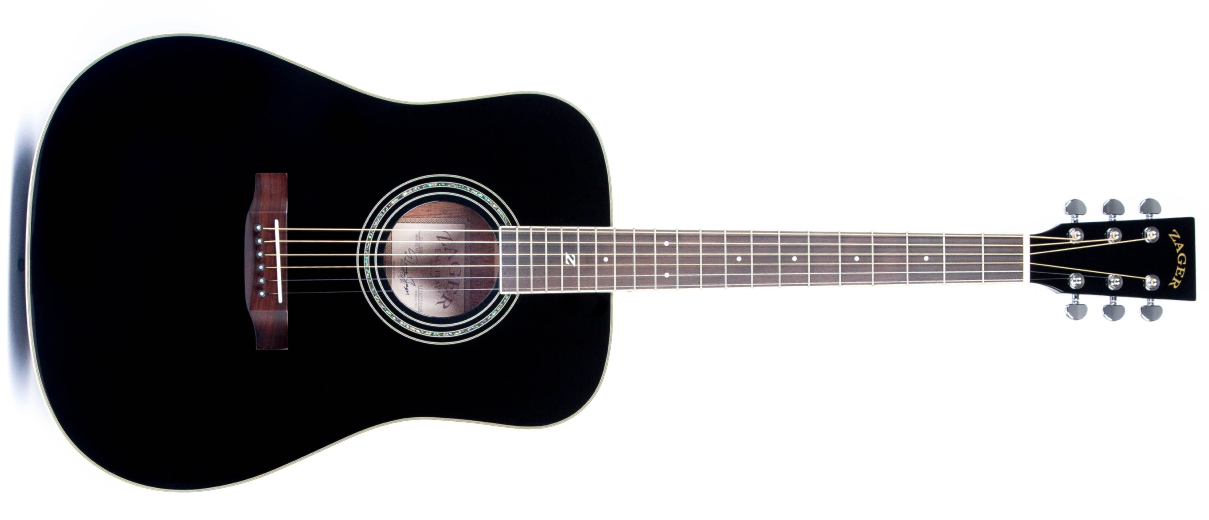 ZAD50 Solid Spruce/Mahogany Acoustic Black