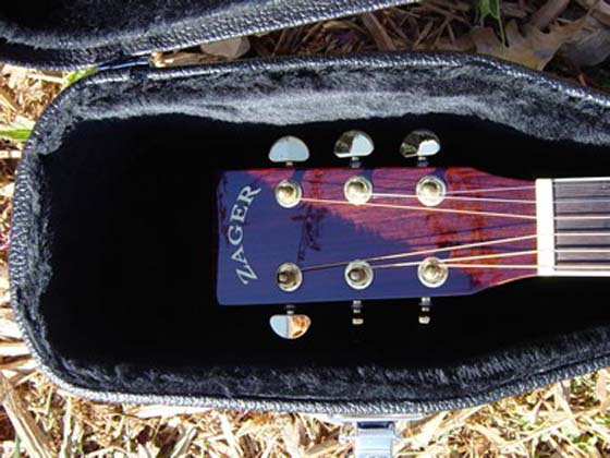 hardshell guitar wood case