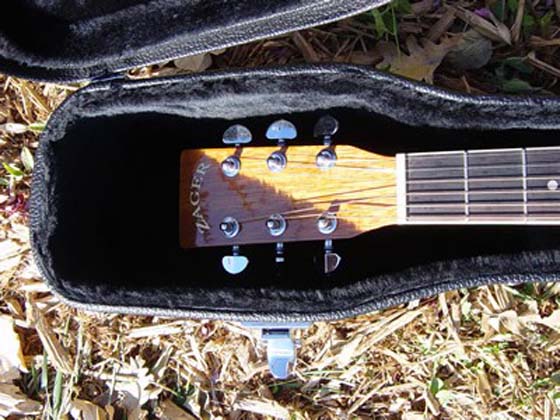 hardshell guitar wood case