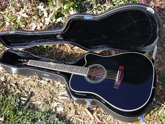 hardshell guitar wood case