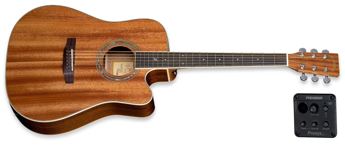 ZAD50CE Solid African Mahogany Acoustic Electric