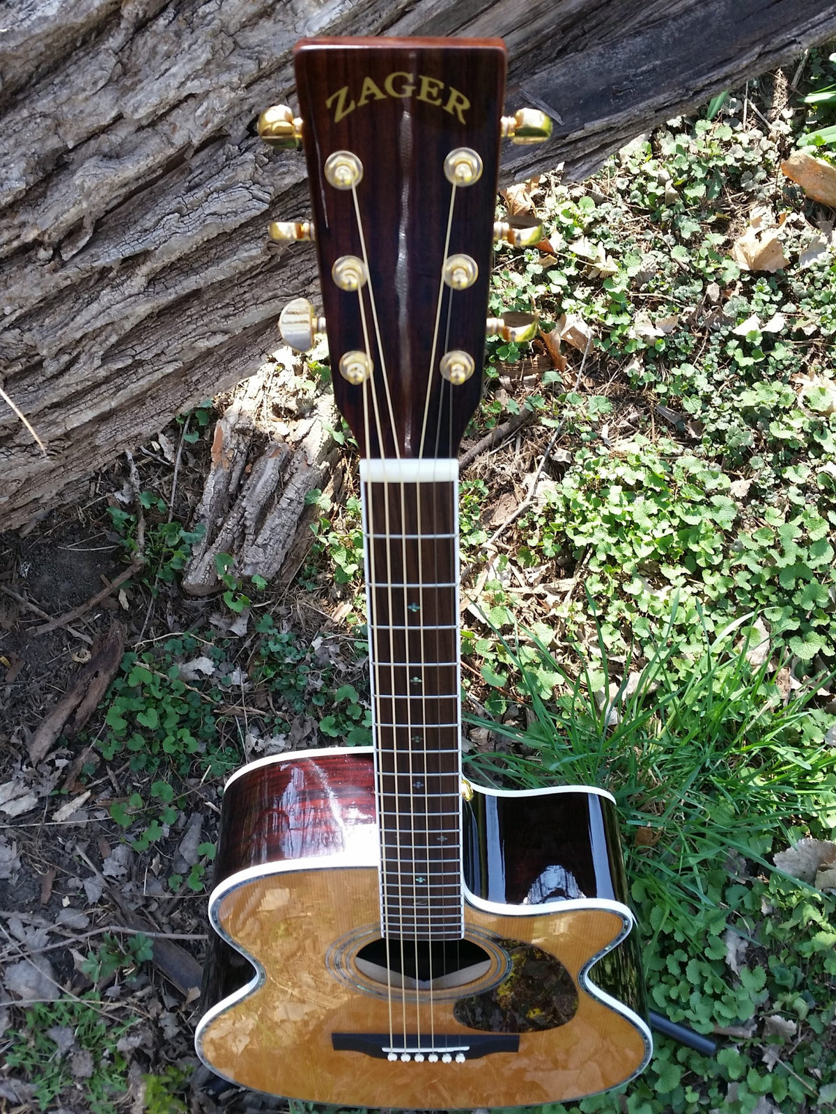 zad80ce solid rosewood acoustic guitar