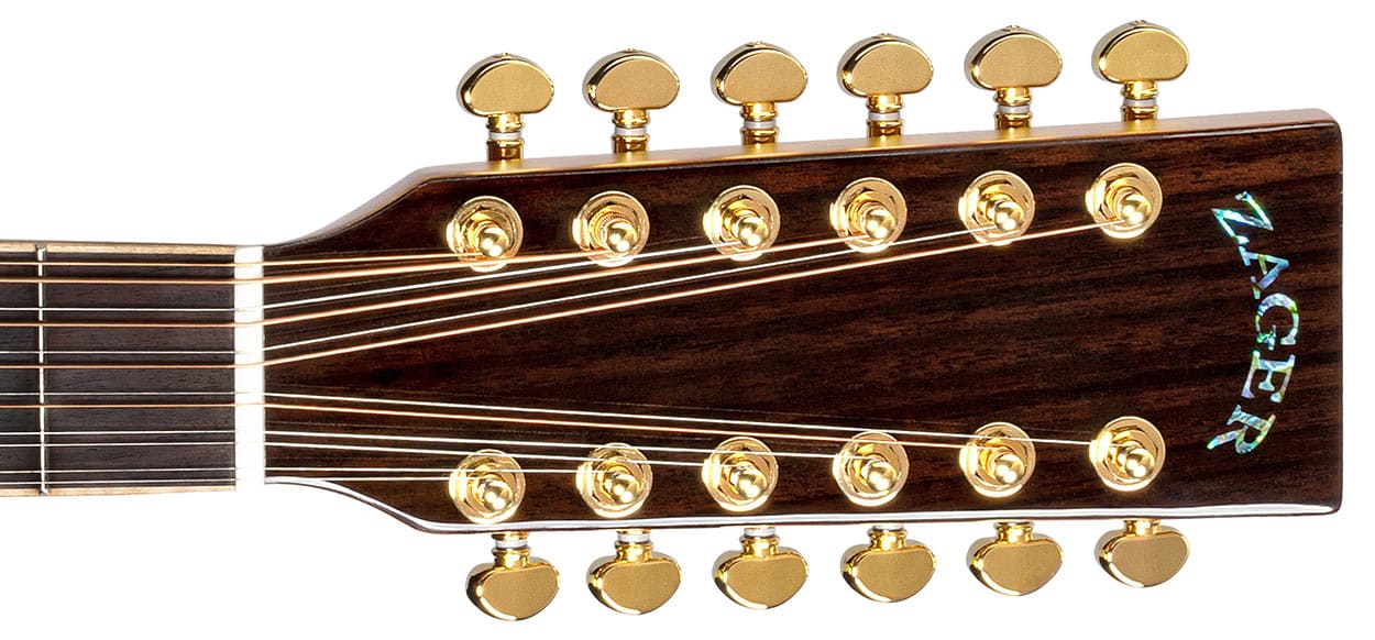 ZAD900CE 12 String Solid Spruce/Rosewood Acoustic Electric AURA Tobacco Sunburst Pro Series