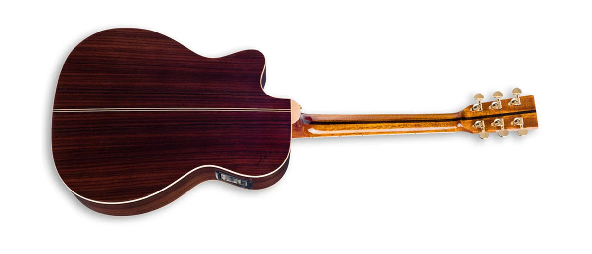 ZAD900CE Solid Spruce/Rosewood Acoustic Electric AURA Smaller “OM” Size