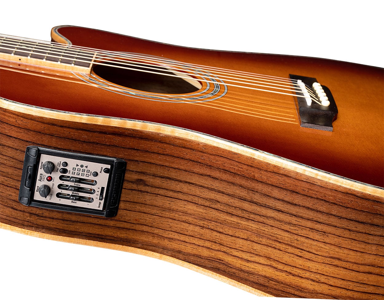 ZAD900CE Solid Spruce/Rosewood Acoustic Electric AURA 50th Anniversary Tobacco Sunburst Pro Series