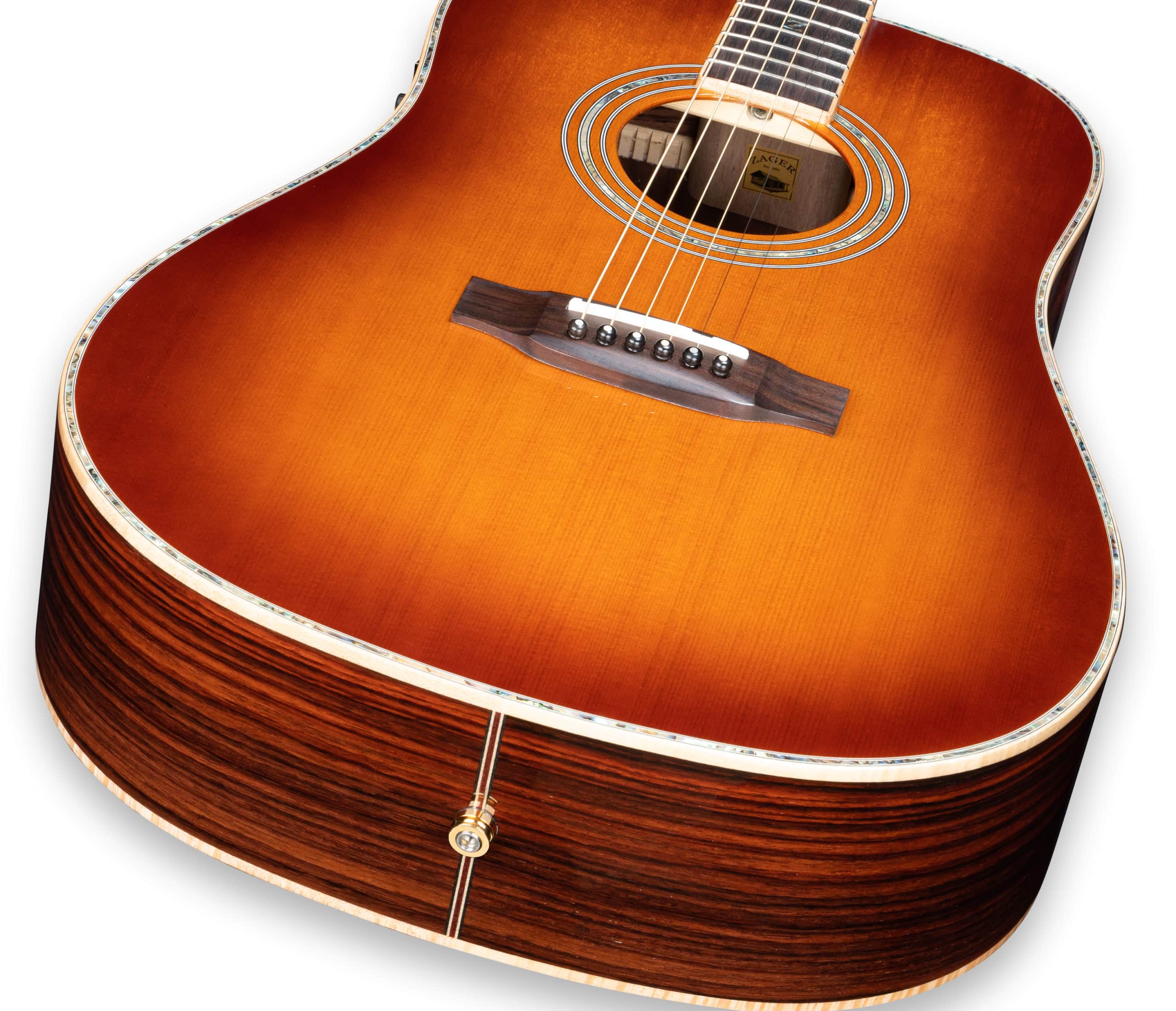 ZAD900E Solid Spruce/Rosewood Acoustic Electric AURA Full Box 50th Anniversary Tobacco Sunburst Pro Series