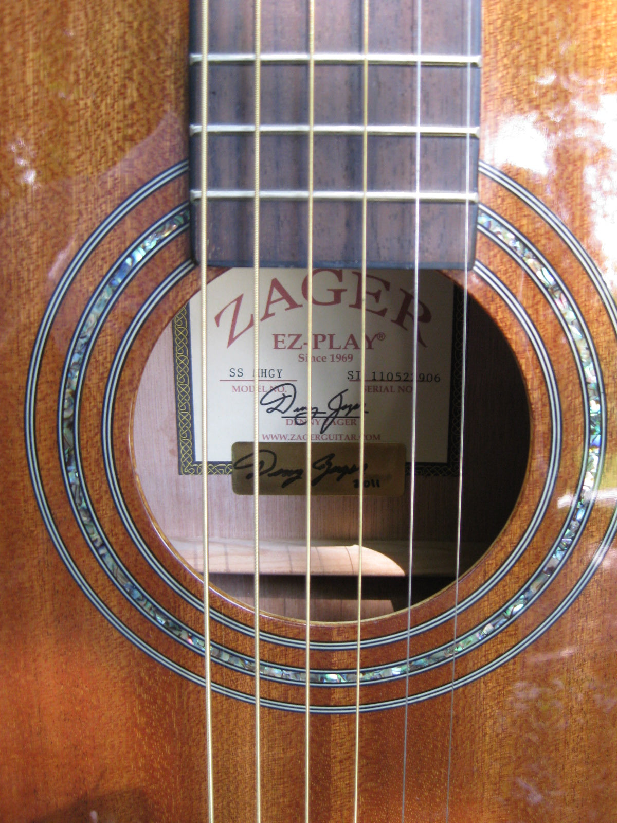 parlor size mahogany acoustic guitar