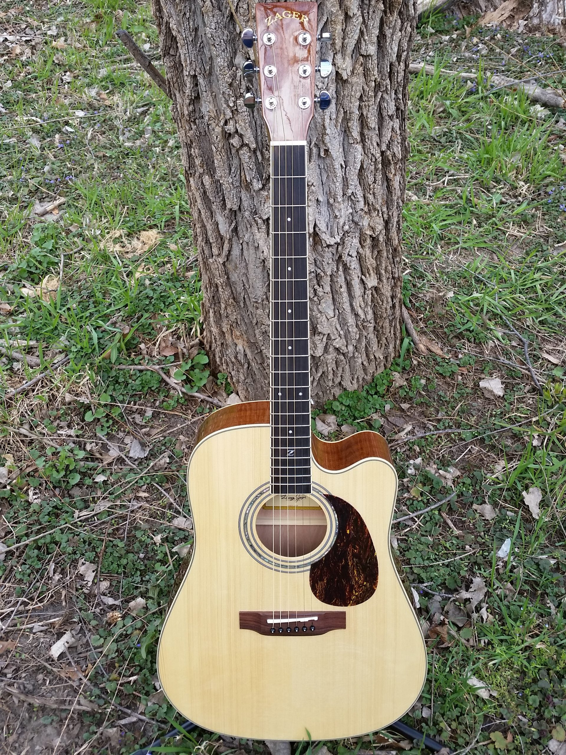 zad50ce natural guitar