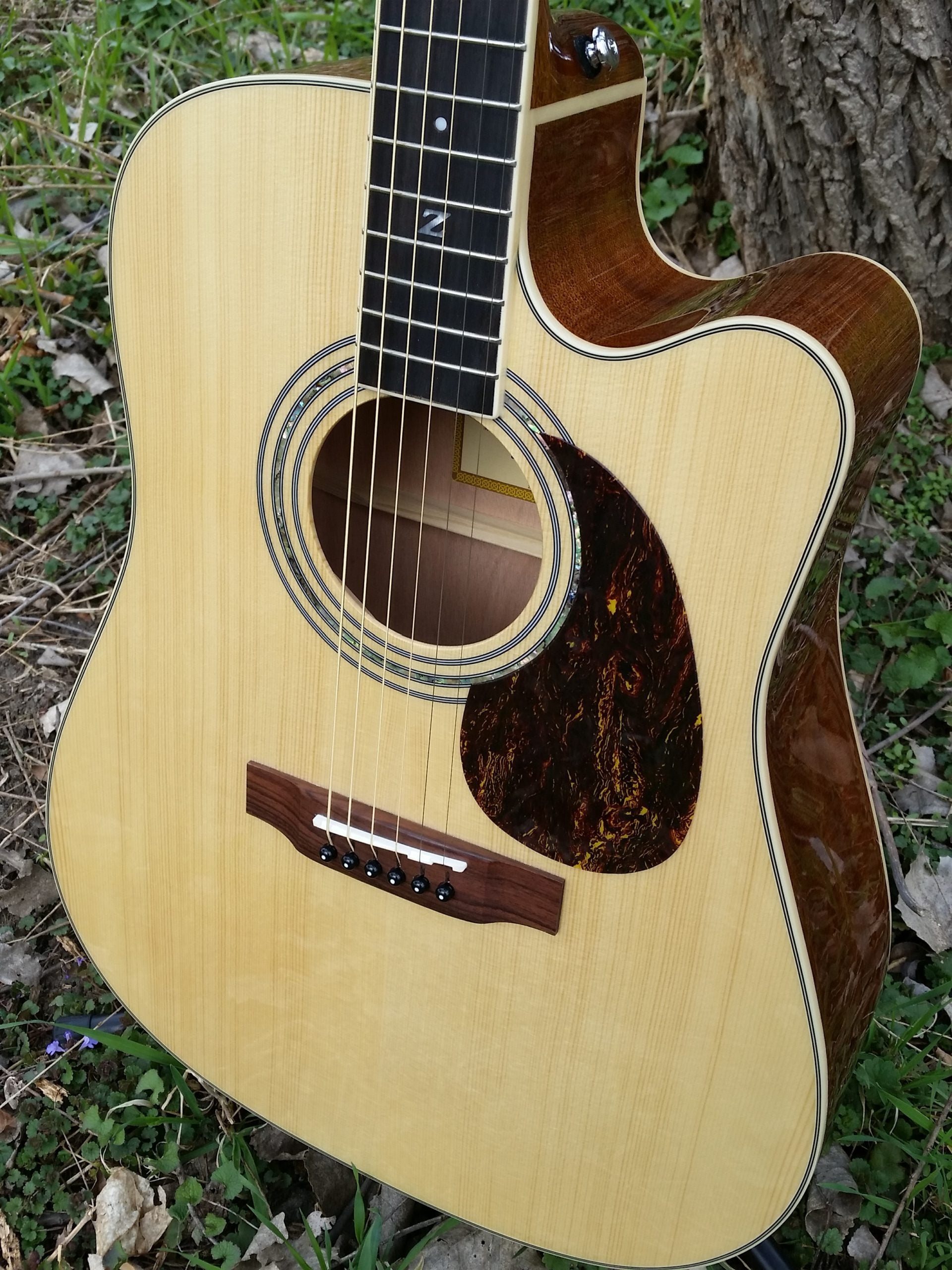 zad50ce natural guitar