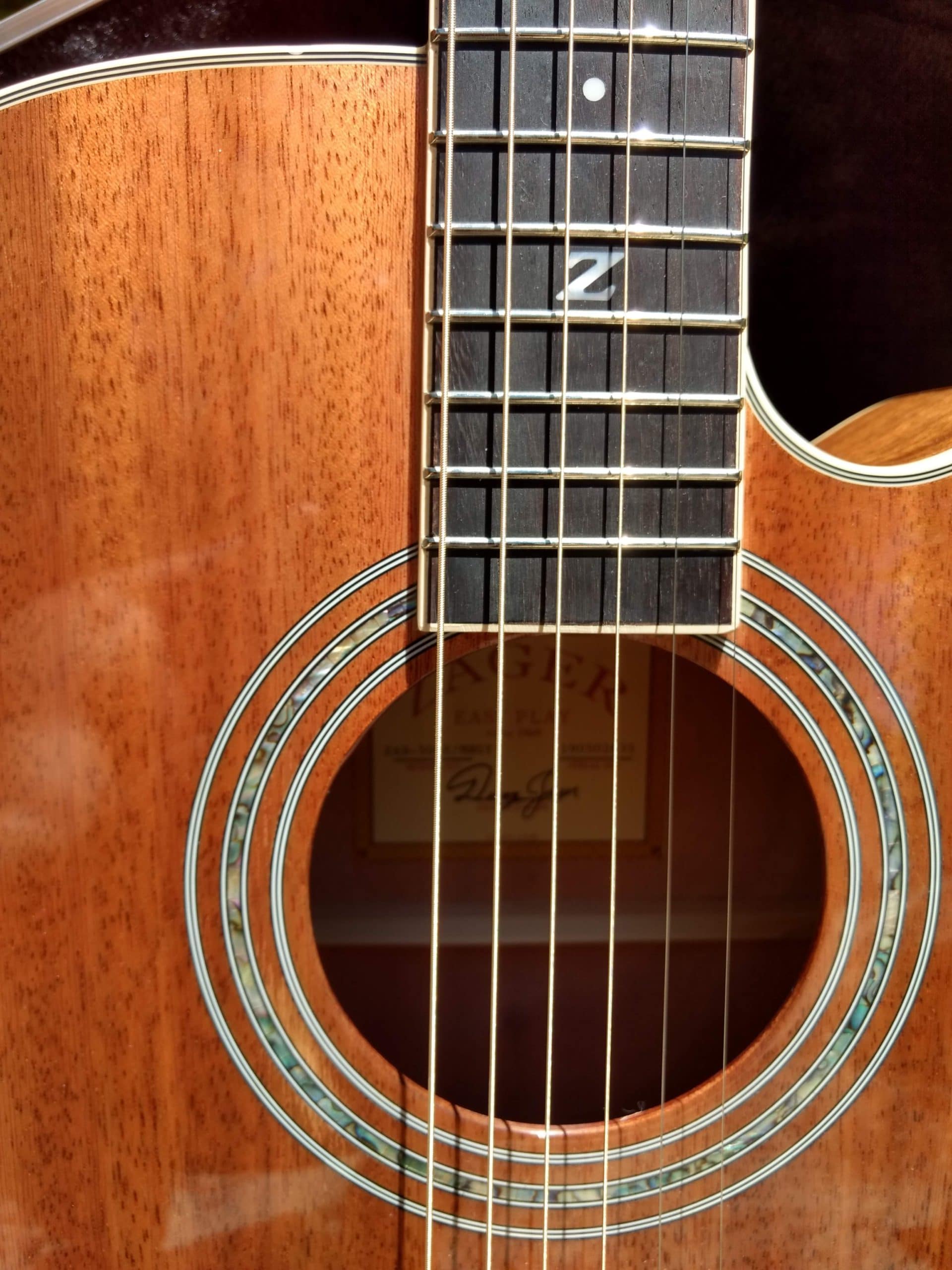 ZAD50CE Solid African Mahogany Acoustic Electric