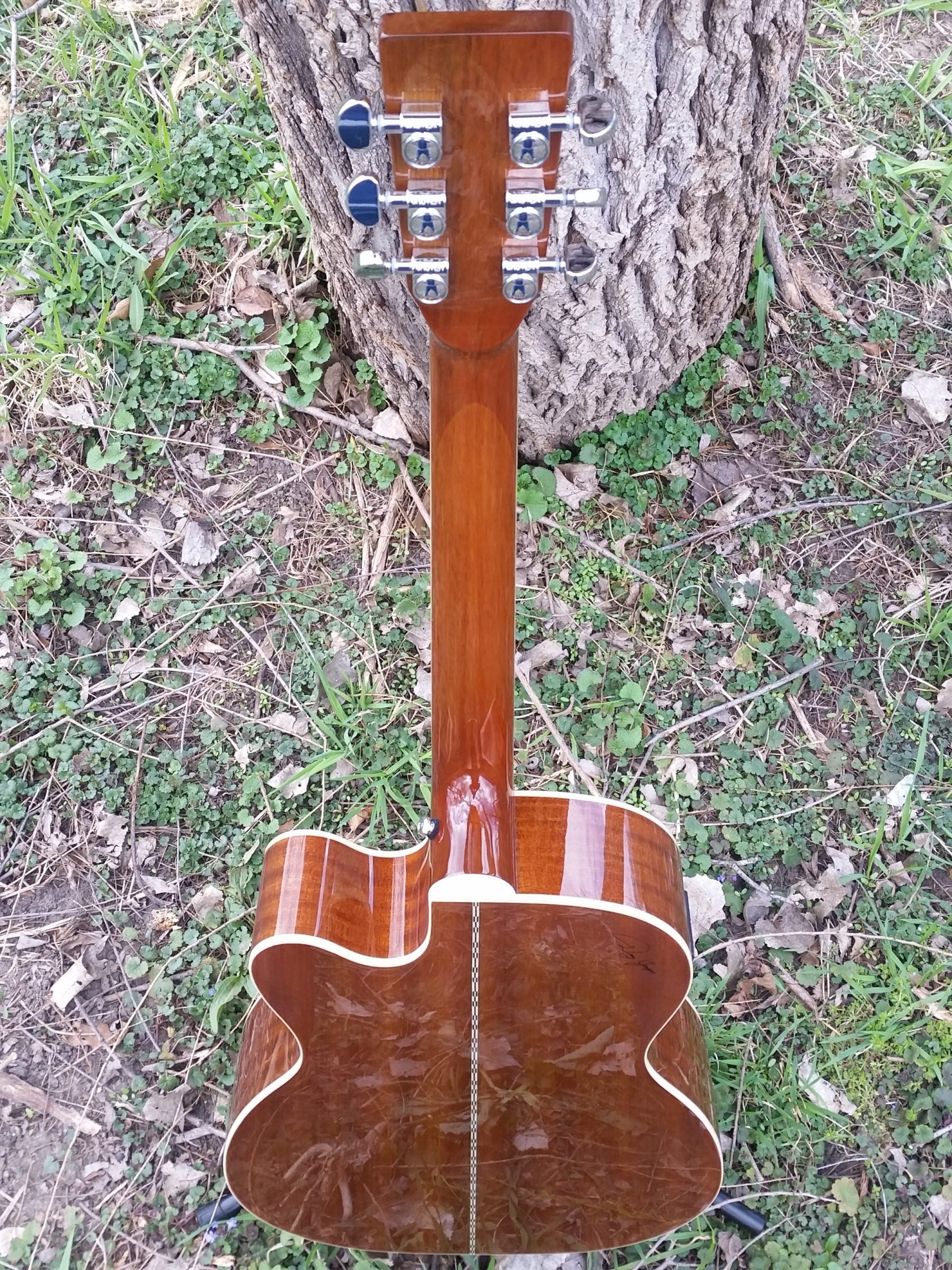 zad50ce solid spruce acoustic guitar