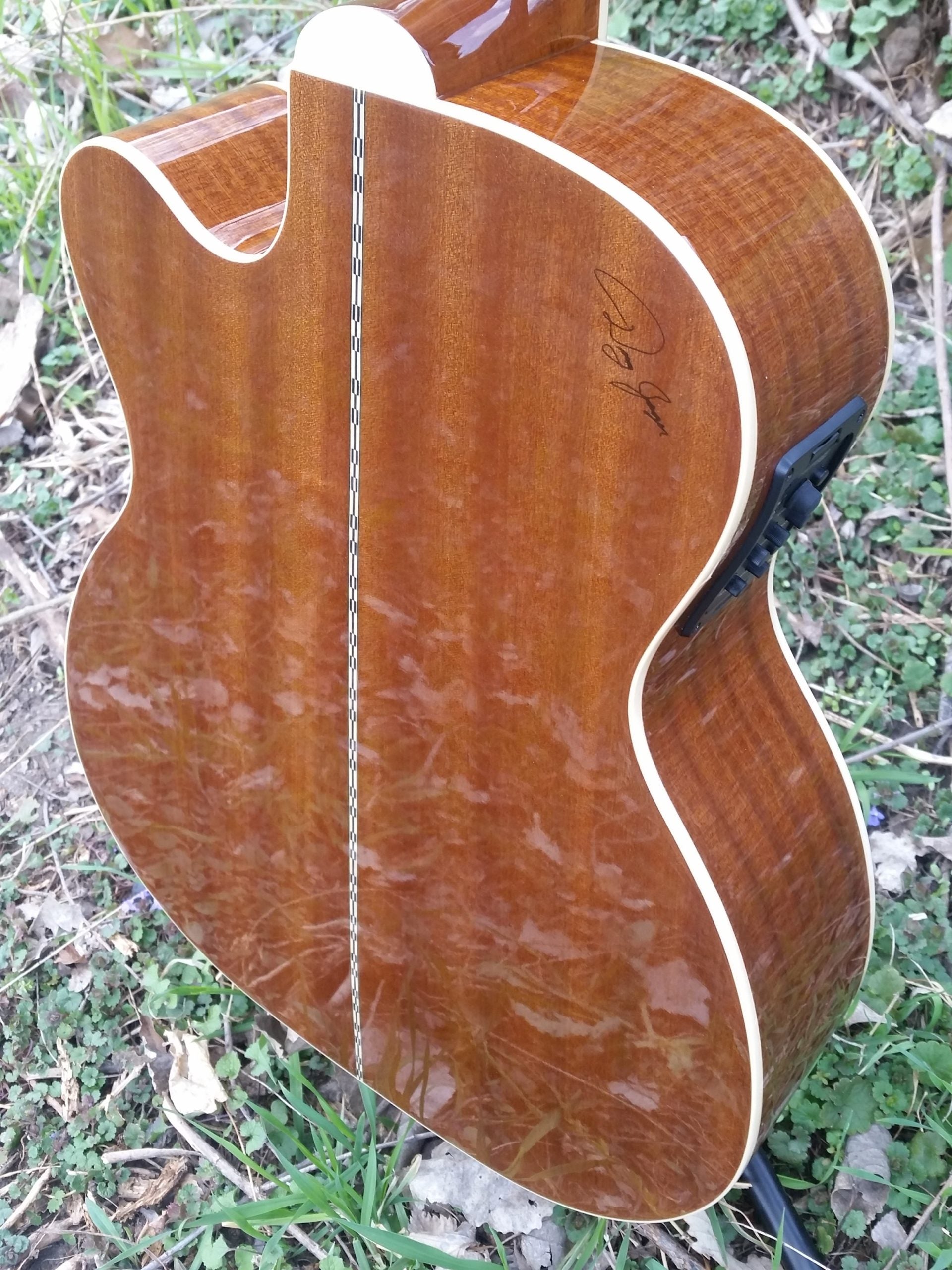 zad50ce solid spruce acoustic guitar