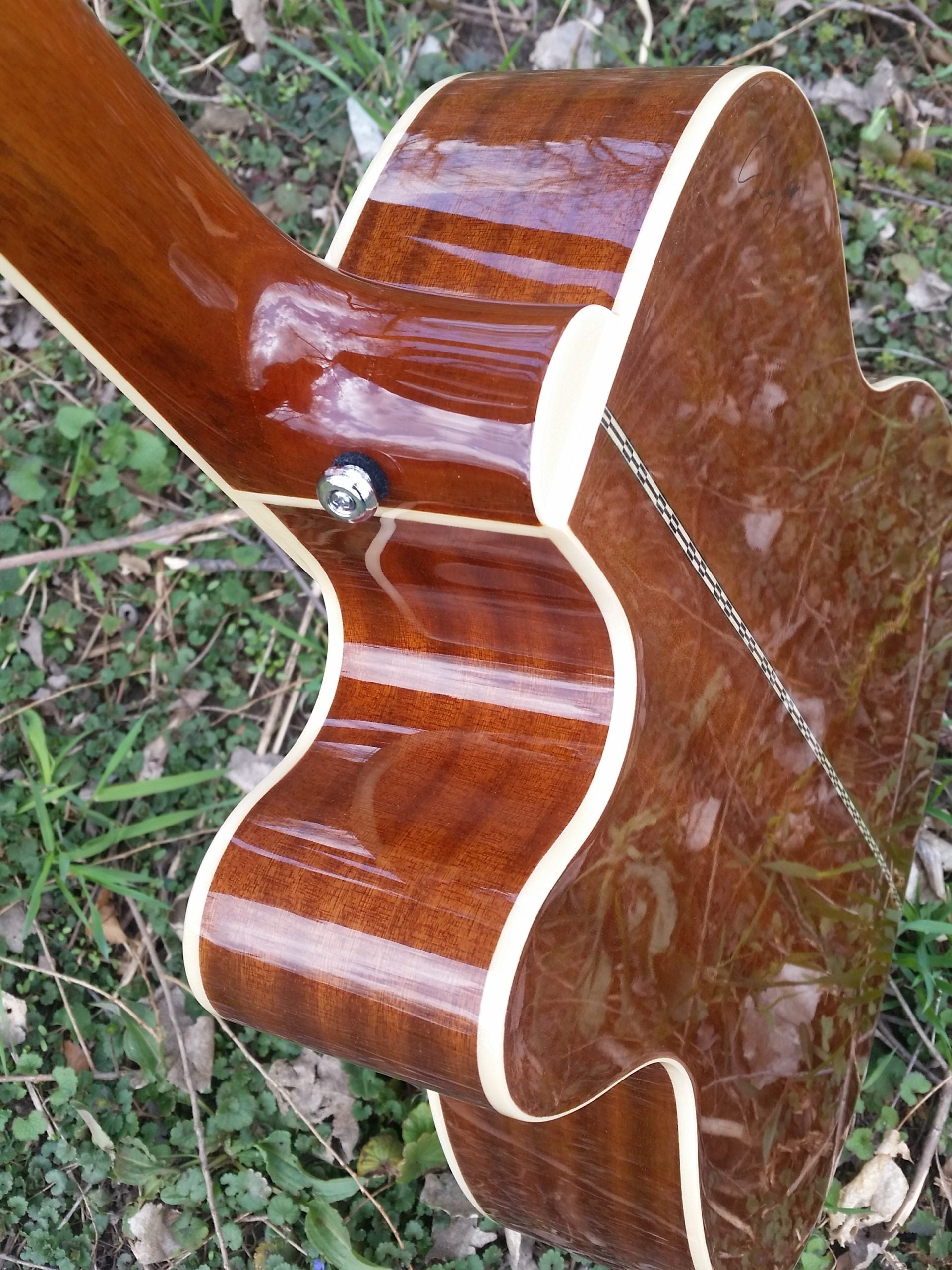 zad50ce solid spruce acoustic guitar