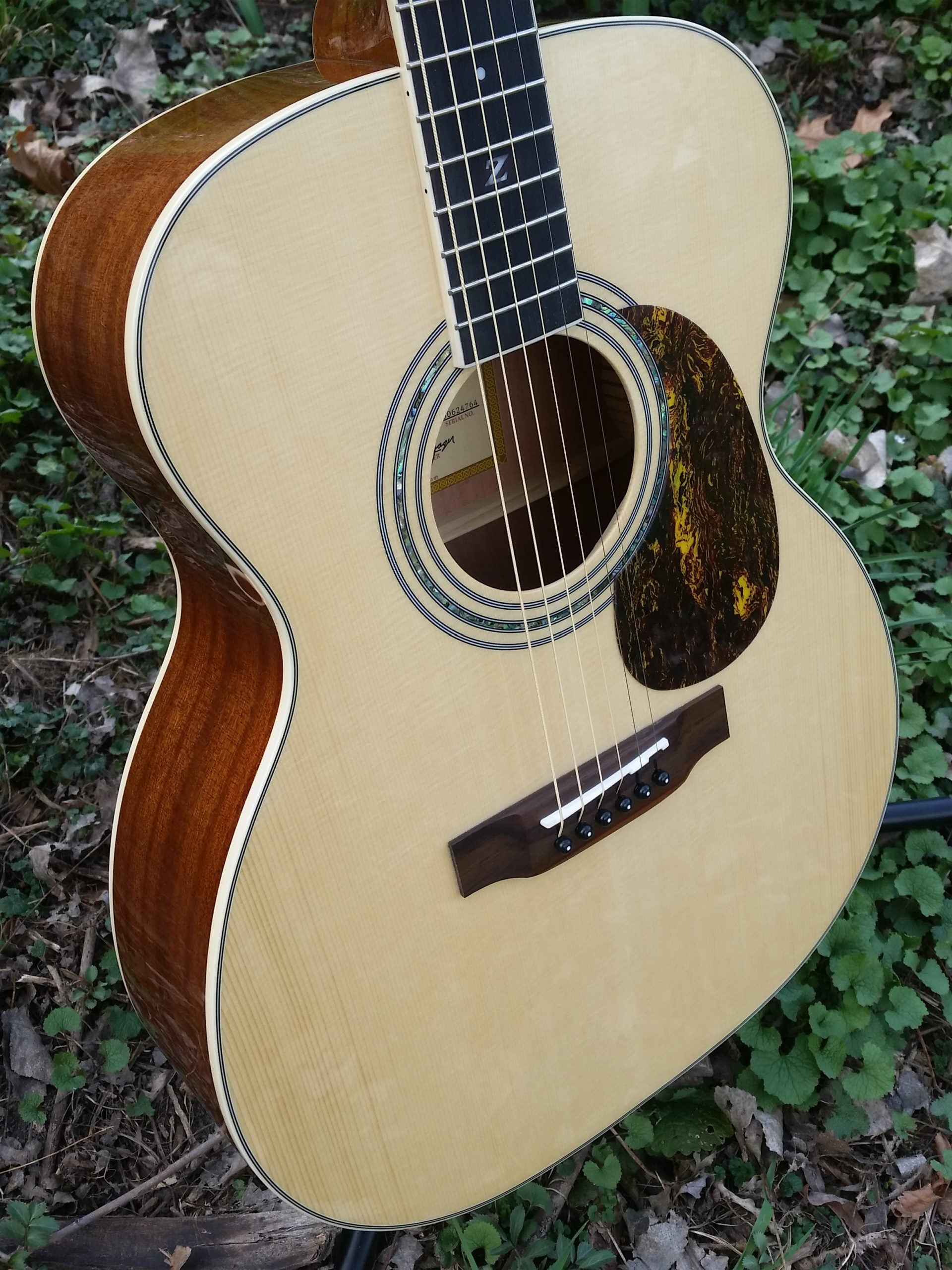 zad50 solid spruce acoustic guitar