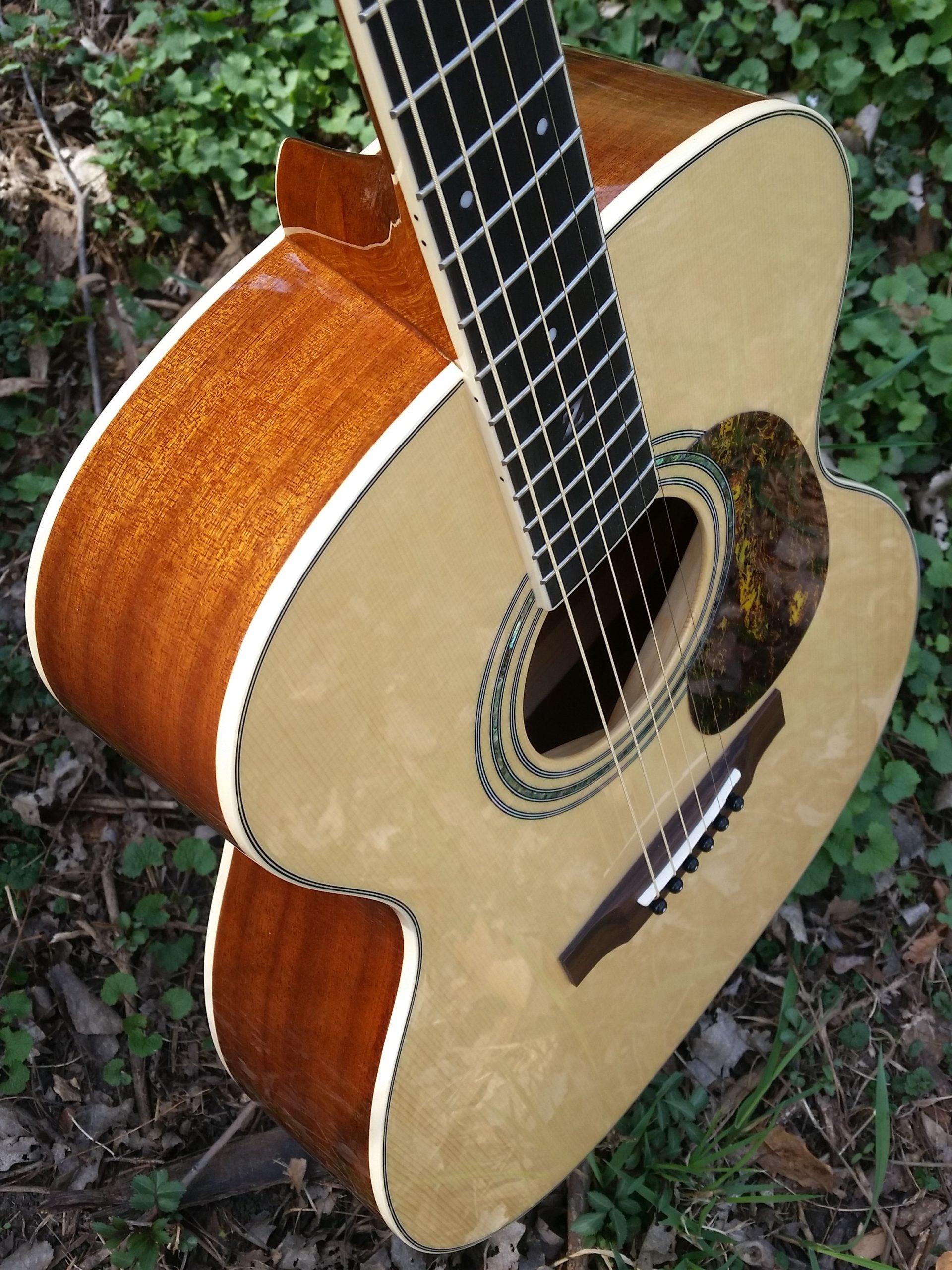 zad50 solid spruce acoustic guitar