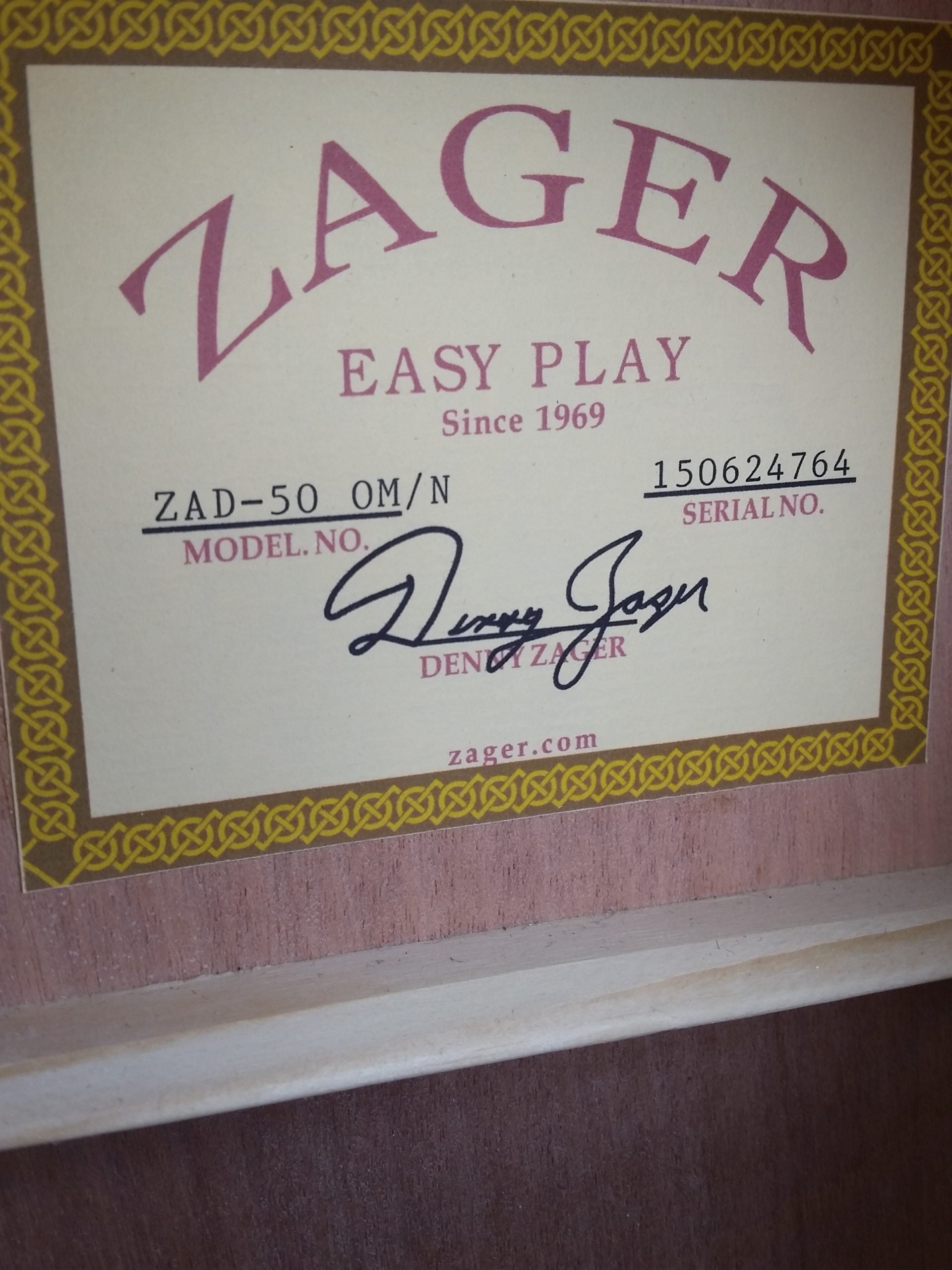 zad50 solid spruce acoustic guitar