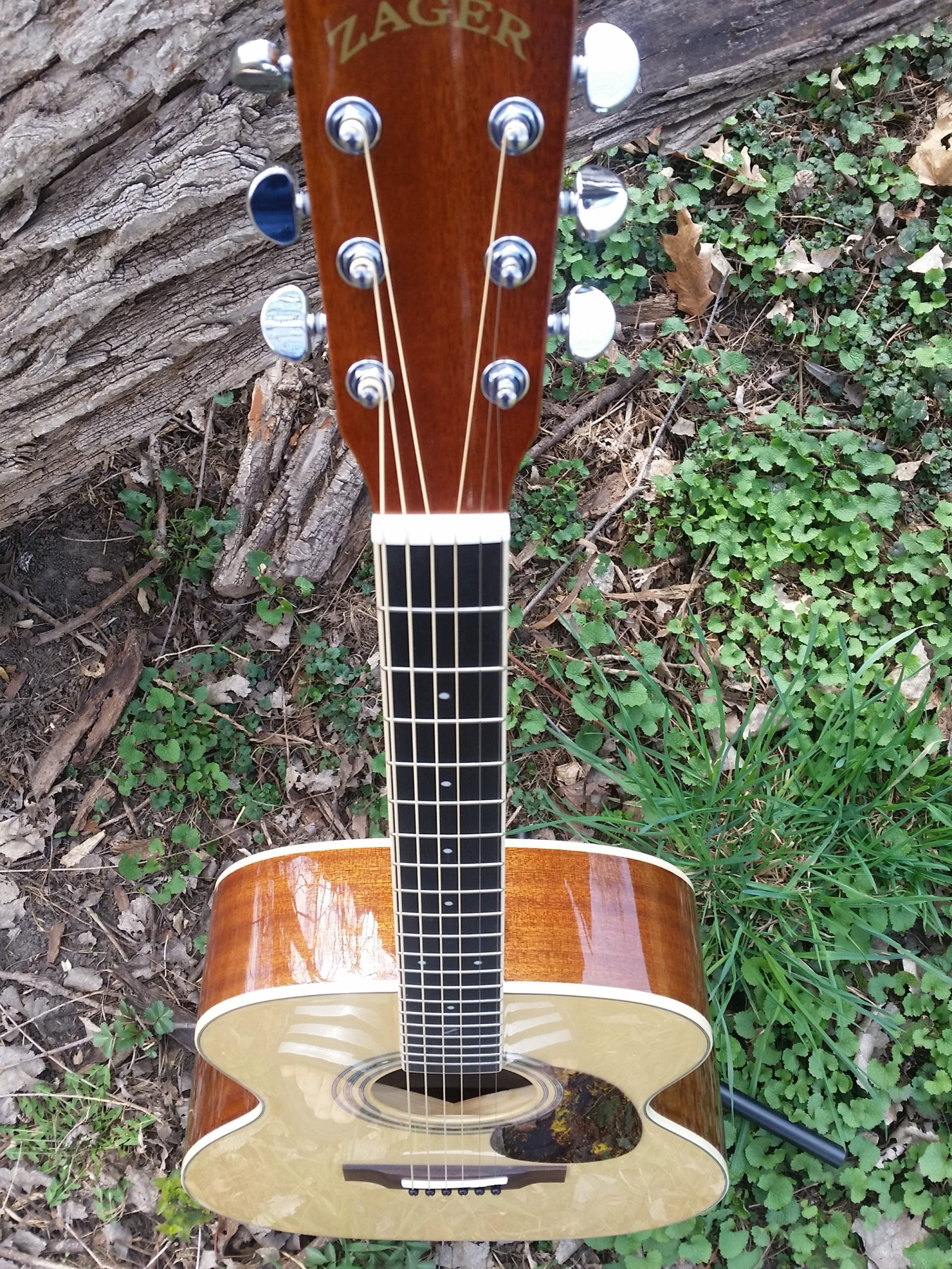 zad50 solid spruce acoustic guitar