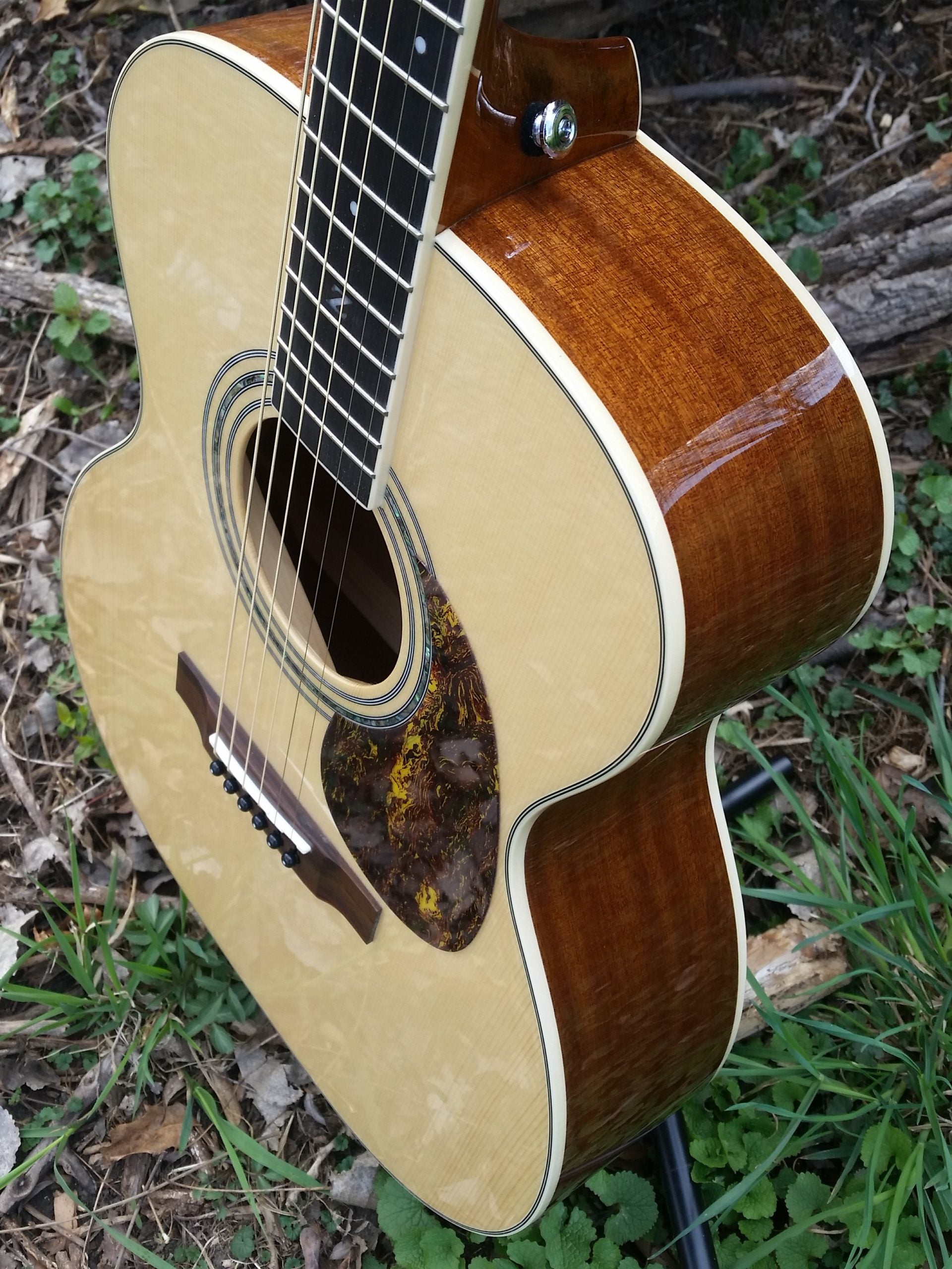 zad50 solid spruce acoustic guitar