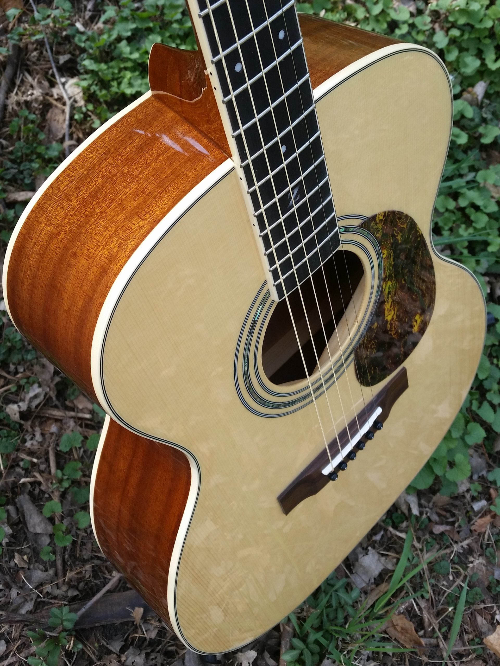 zad50 solid spruce acoustic guitar