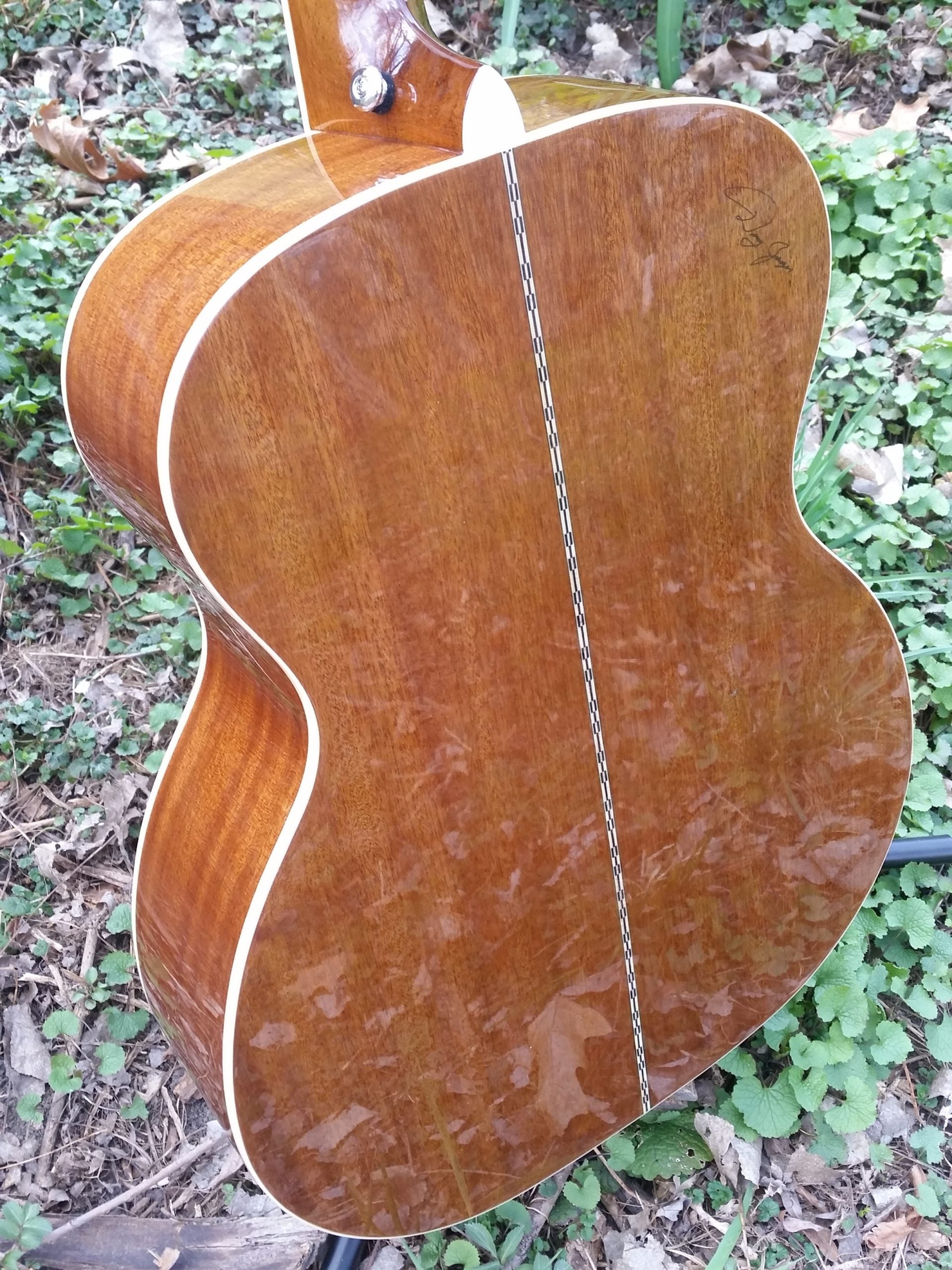 zad50 solid spruce acoustic guitar