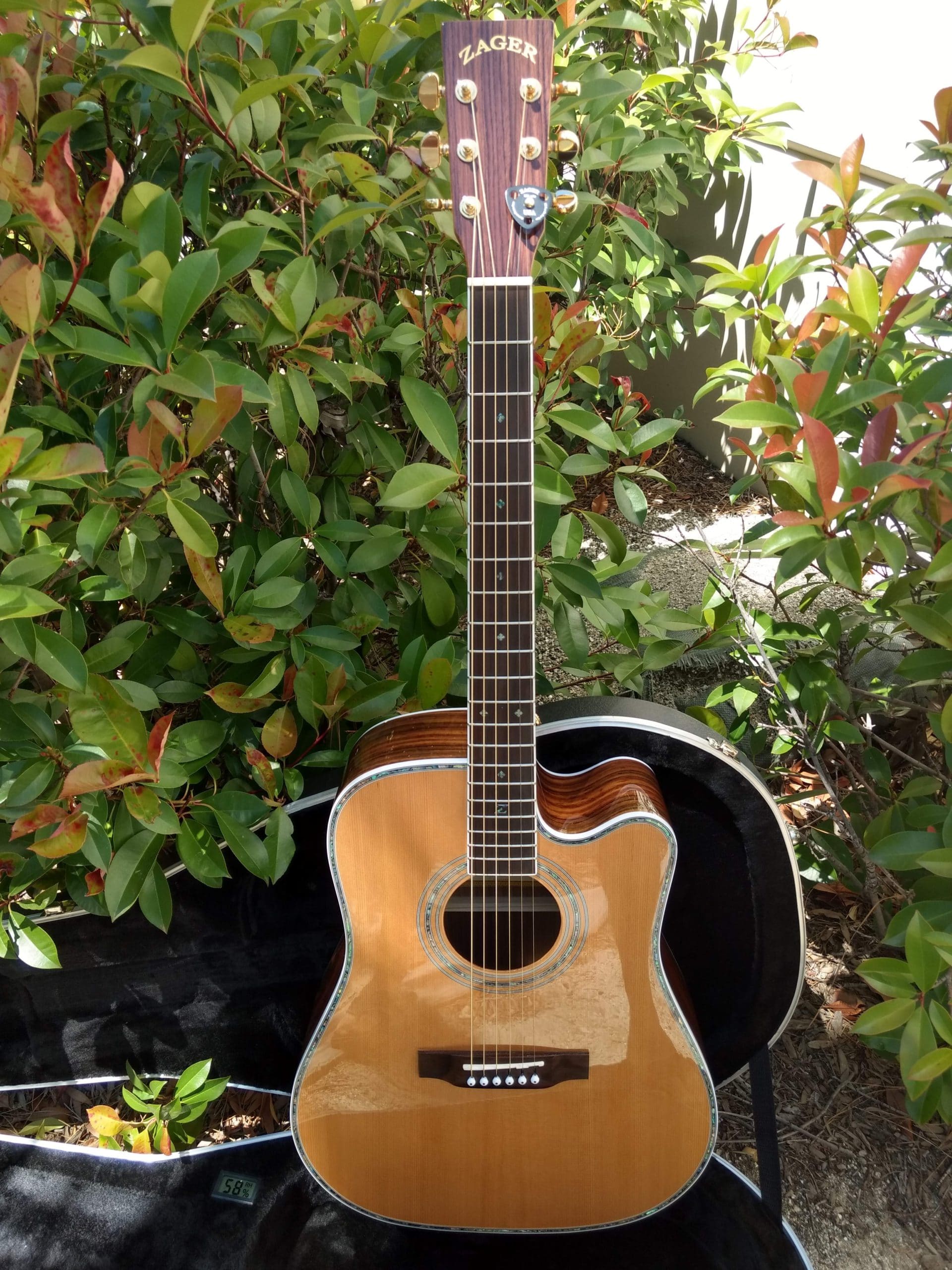 ZAD80CE Solid Cedar/Rosewood Acoustic Electric Pro Series
