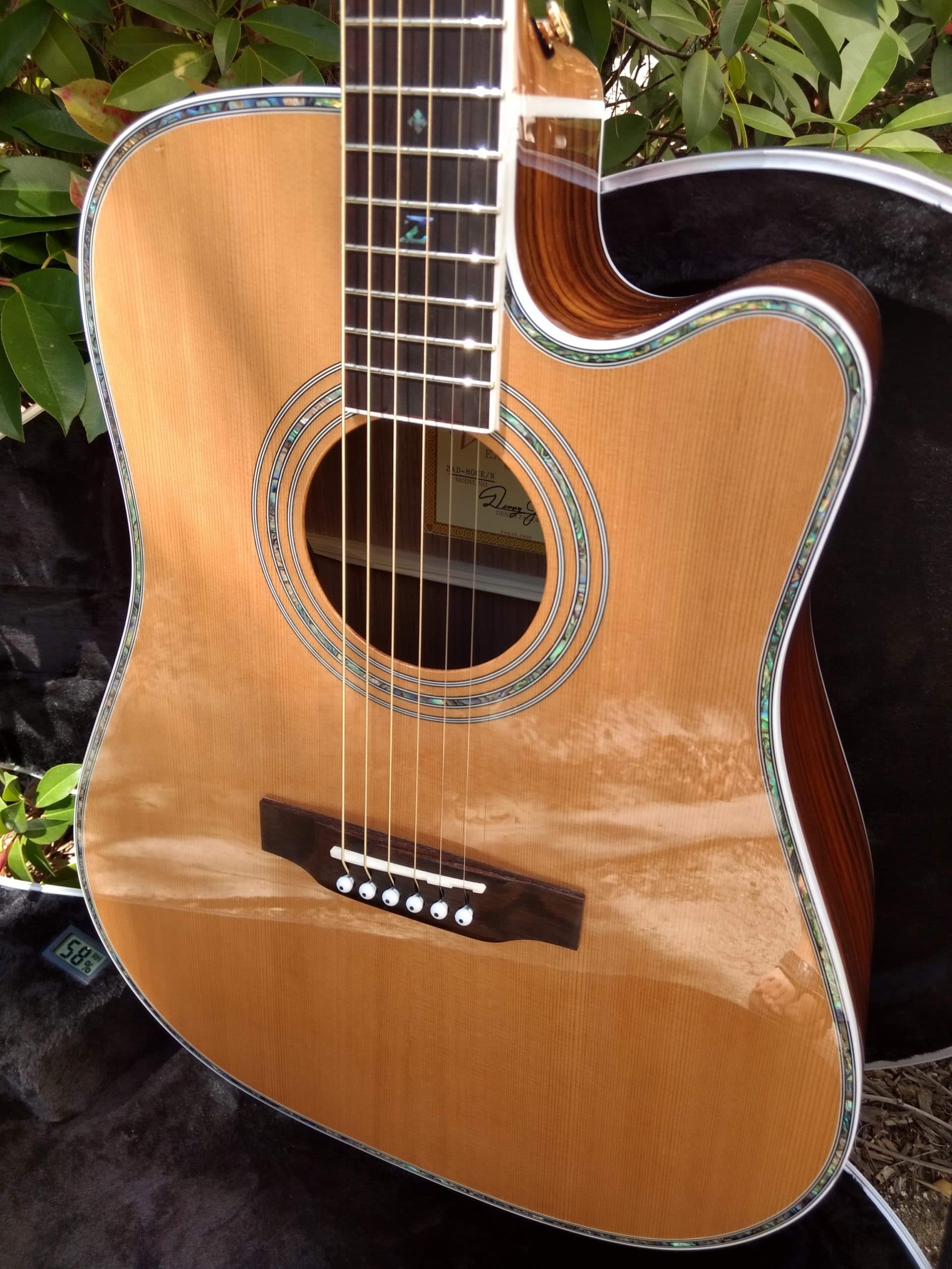 ZAD80CE Solid Cedar/Rosewood Acoustic Electric Pro Series