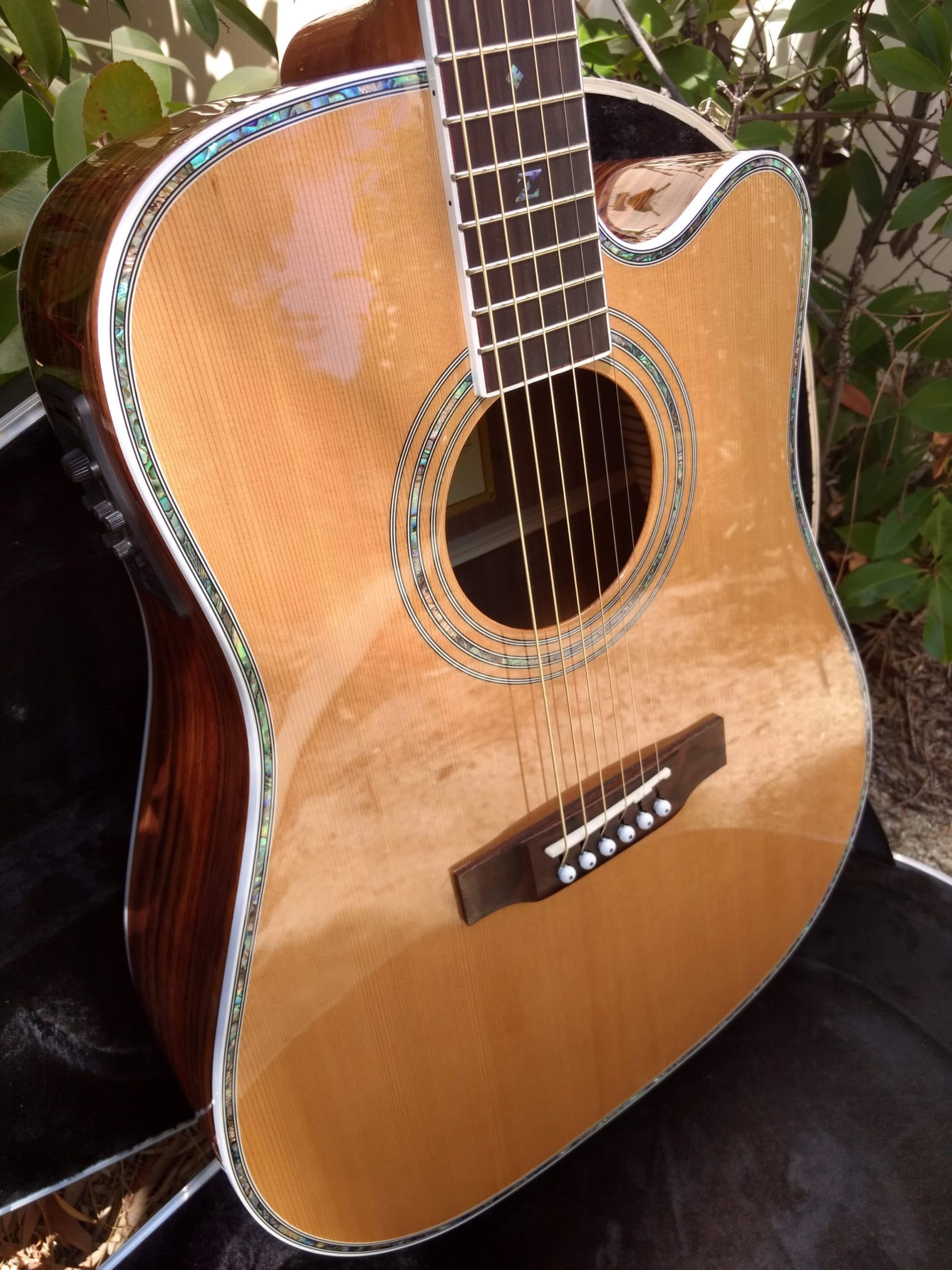 ZAD80CE Solid Cedar/Rosewood Acoustic Electric Pro Series