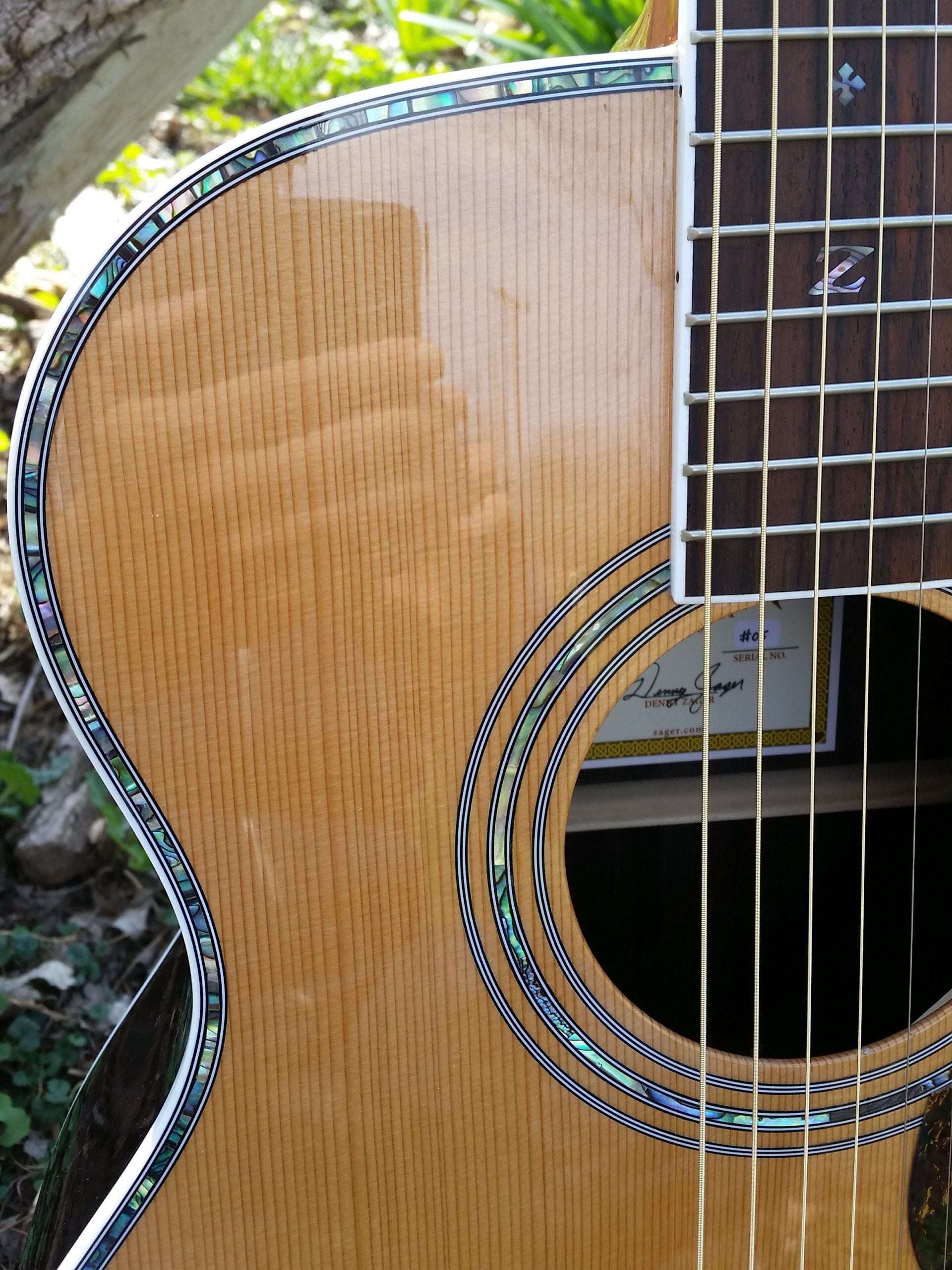 zad80ce solid rosewood acoustic guitar