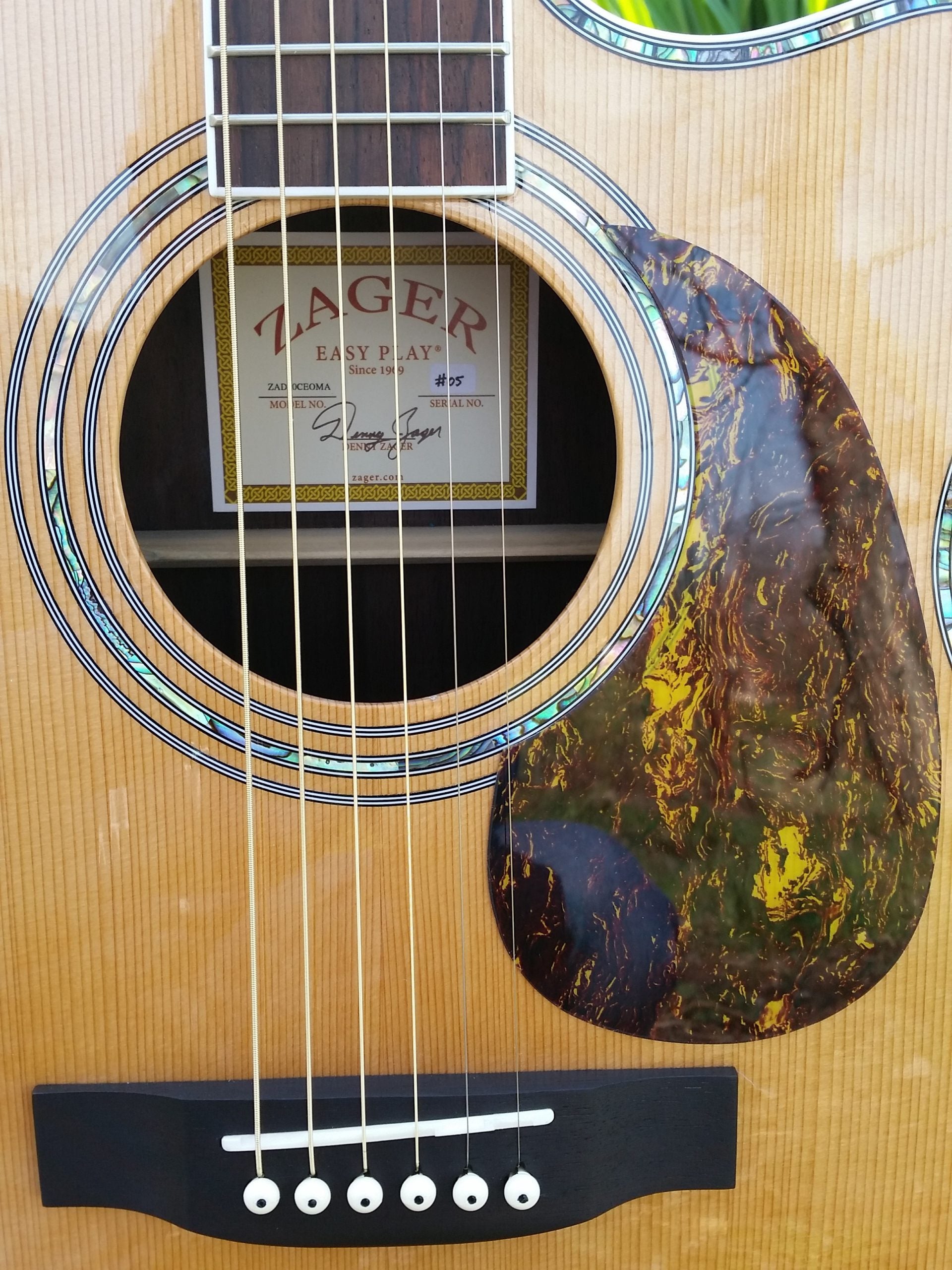 zad80ce solid rosewood acoustic guitar