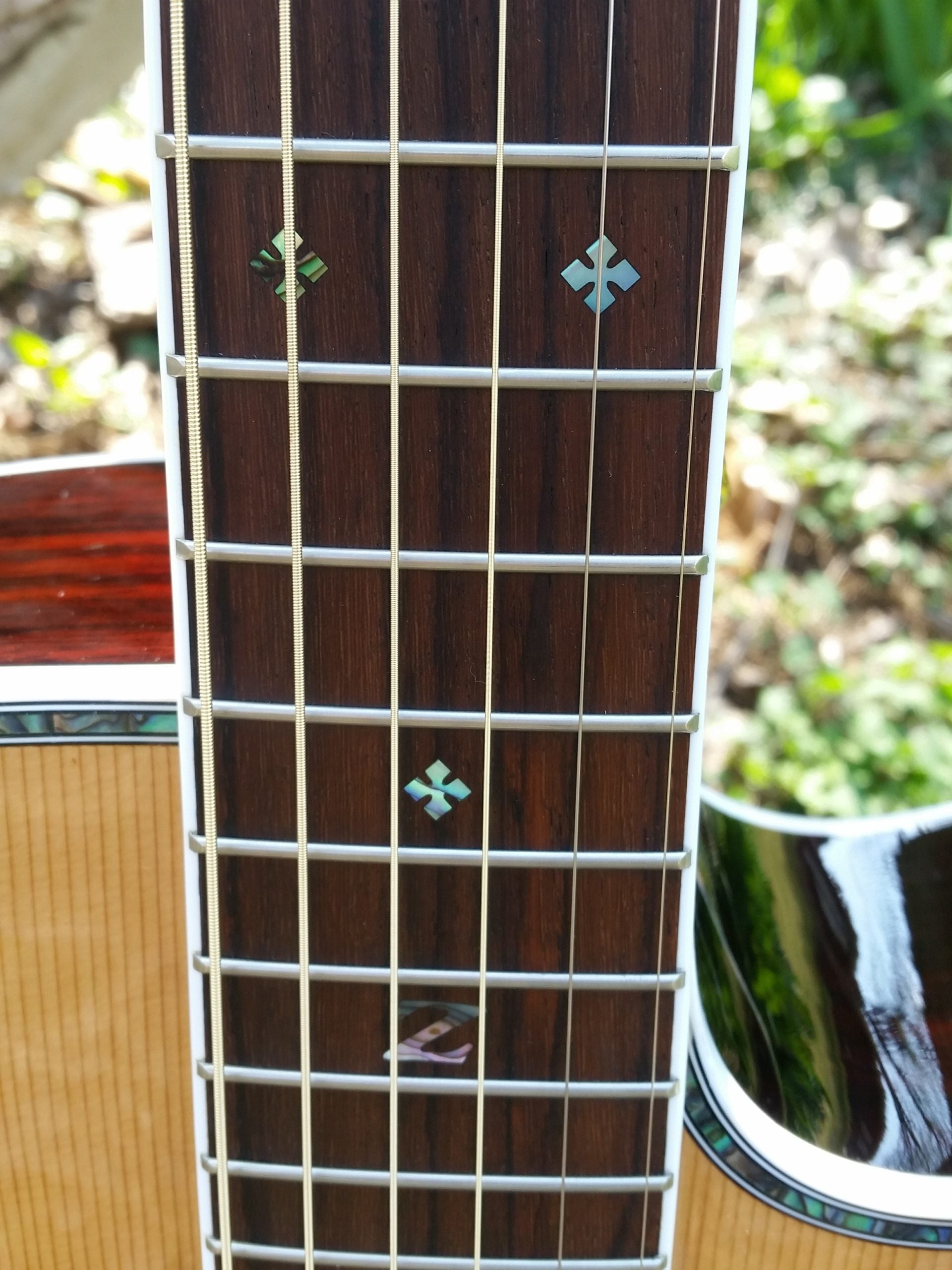 zad80ce solid rosewood acoustic guitar