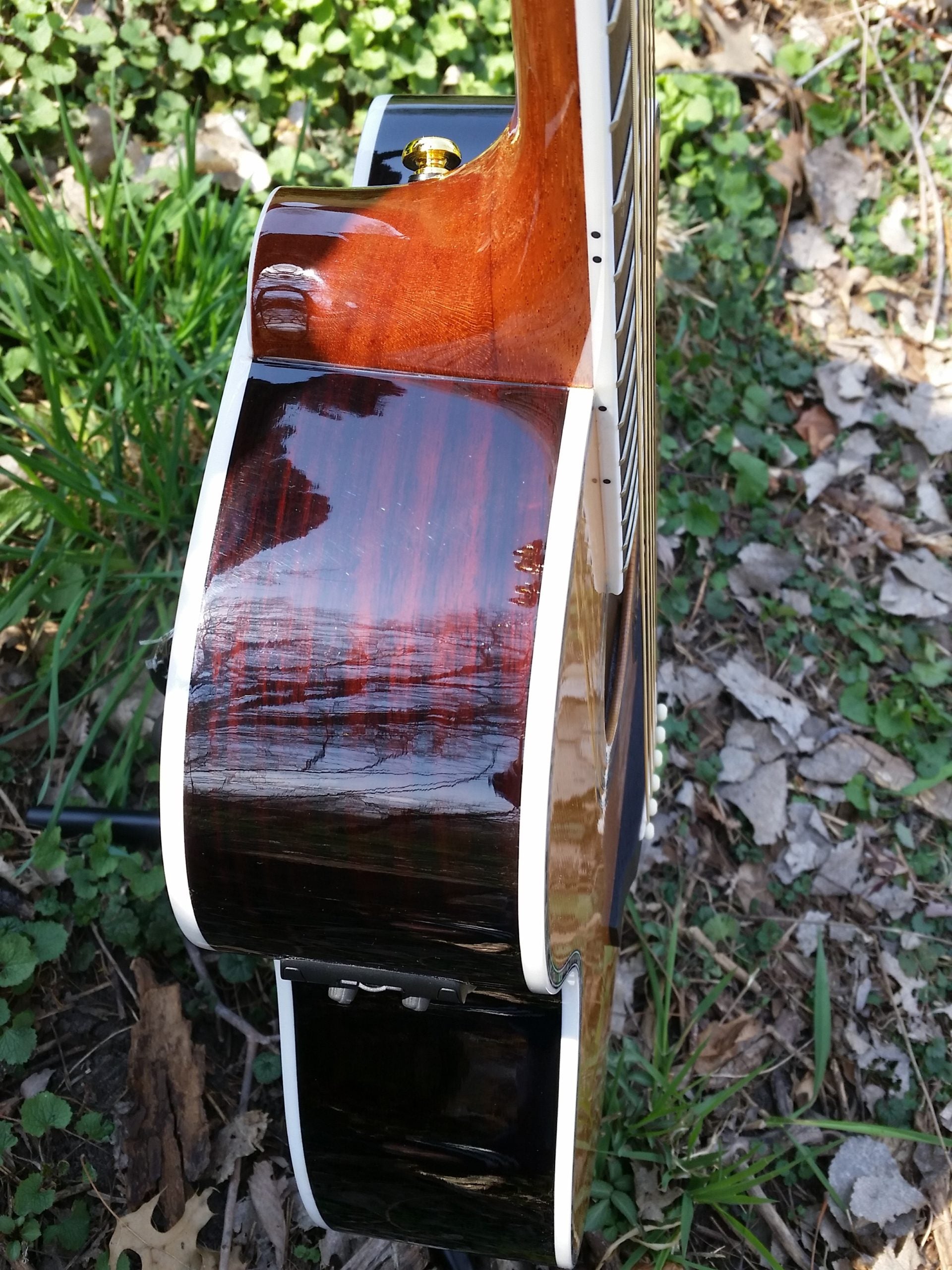 zad80ce solid rosewood acoustic guitar