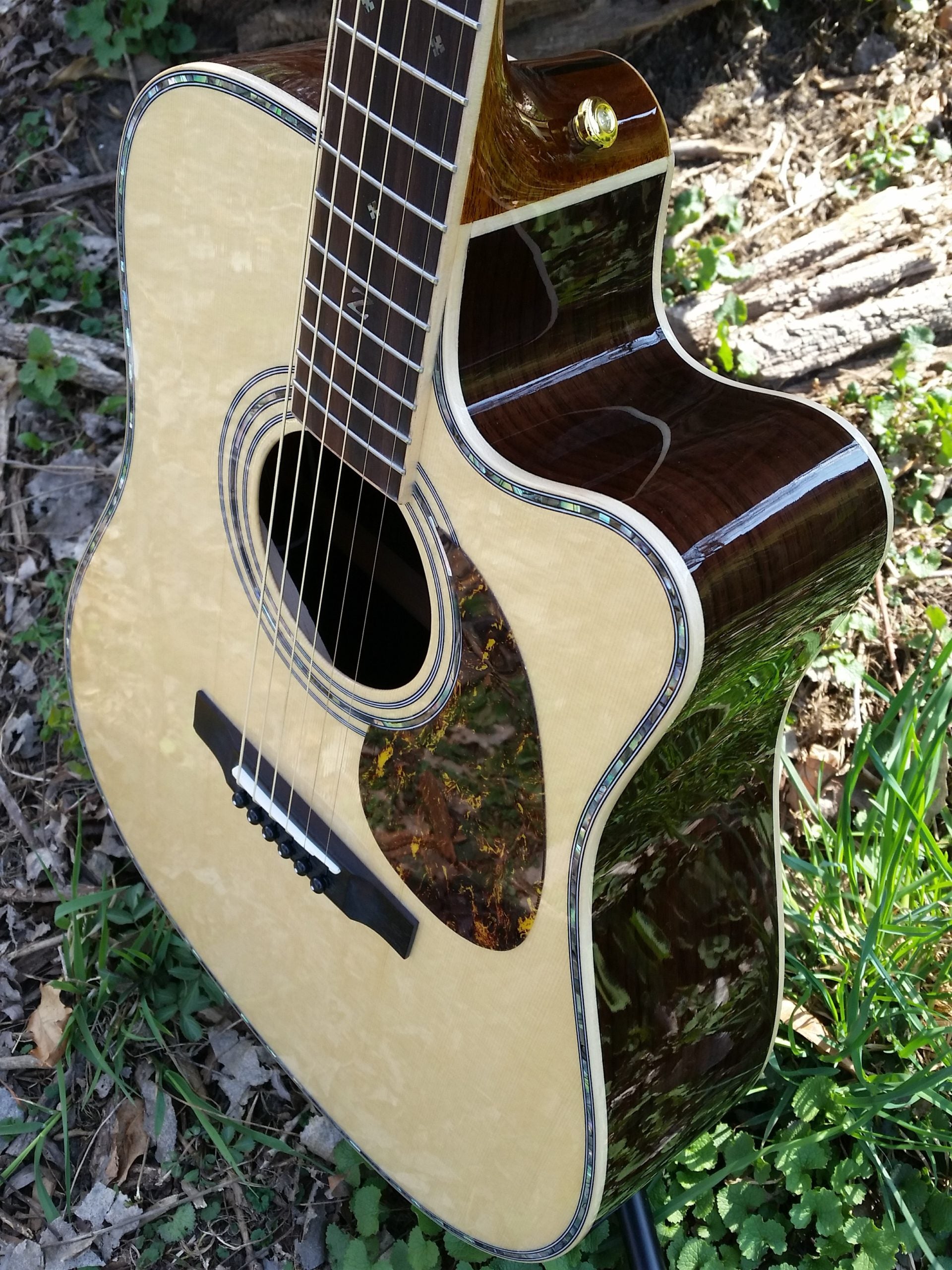 zad900ce solid spruce acoustic guitar