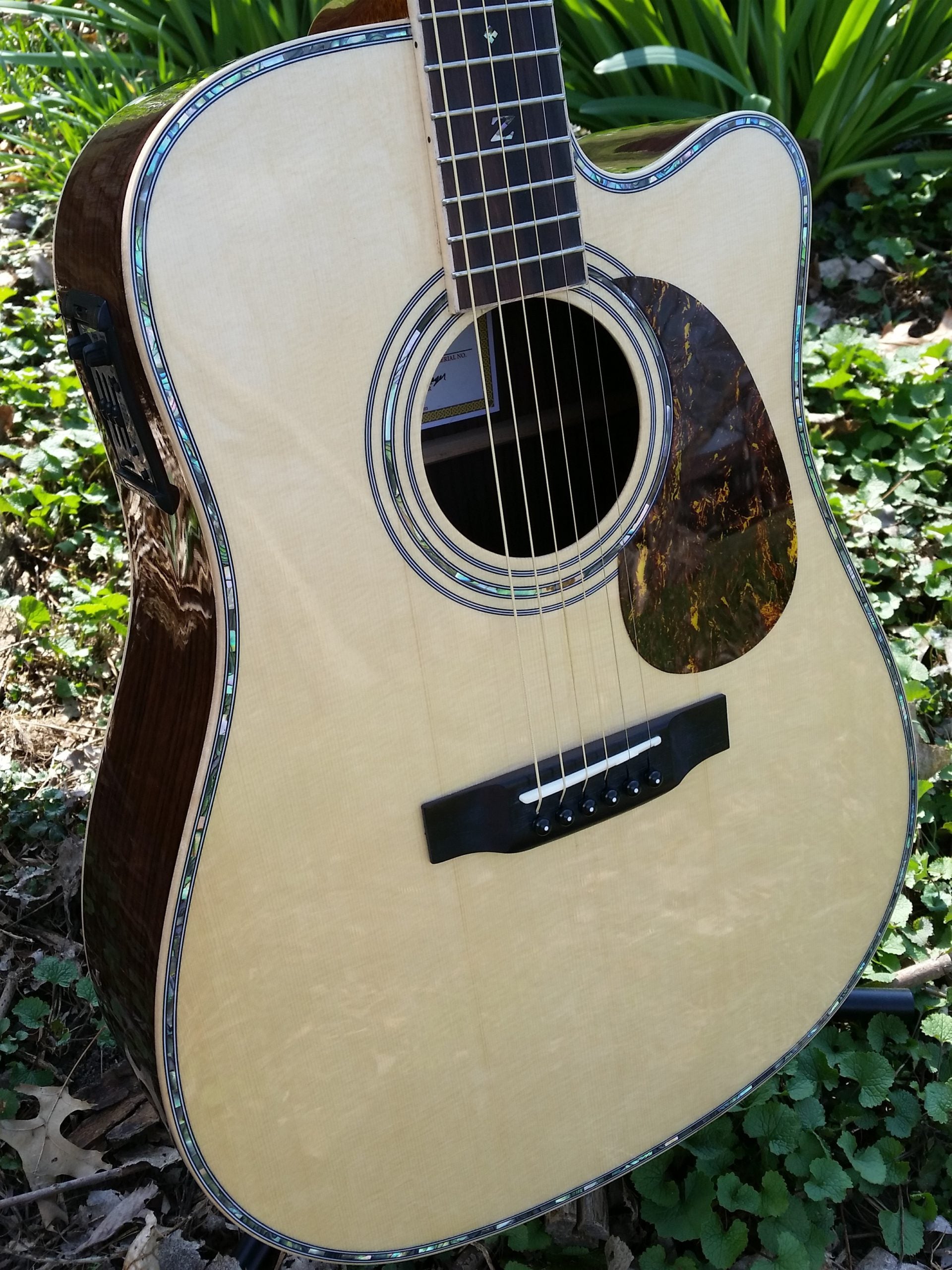 zad900ce solid spruce acoustic guitar
