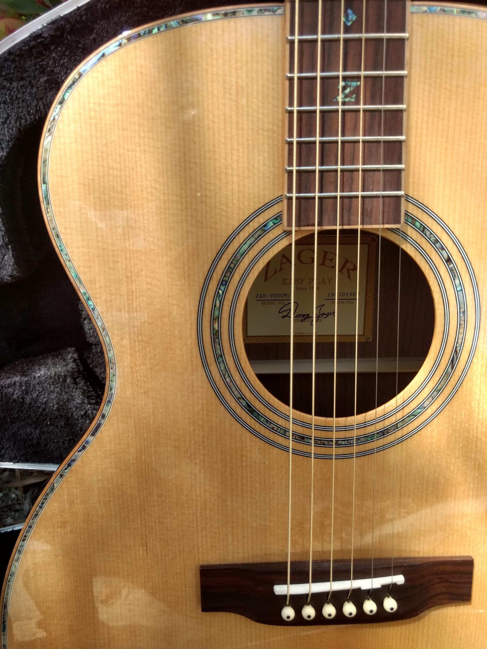 ZAD900 Solid Spruce/Rosewood Acoustic Smaller "OM" Size Pro Series