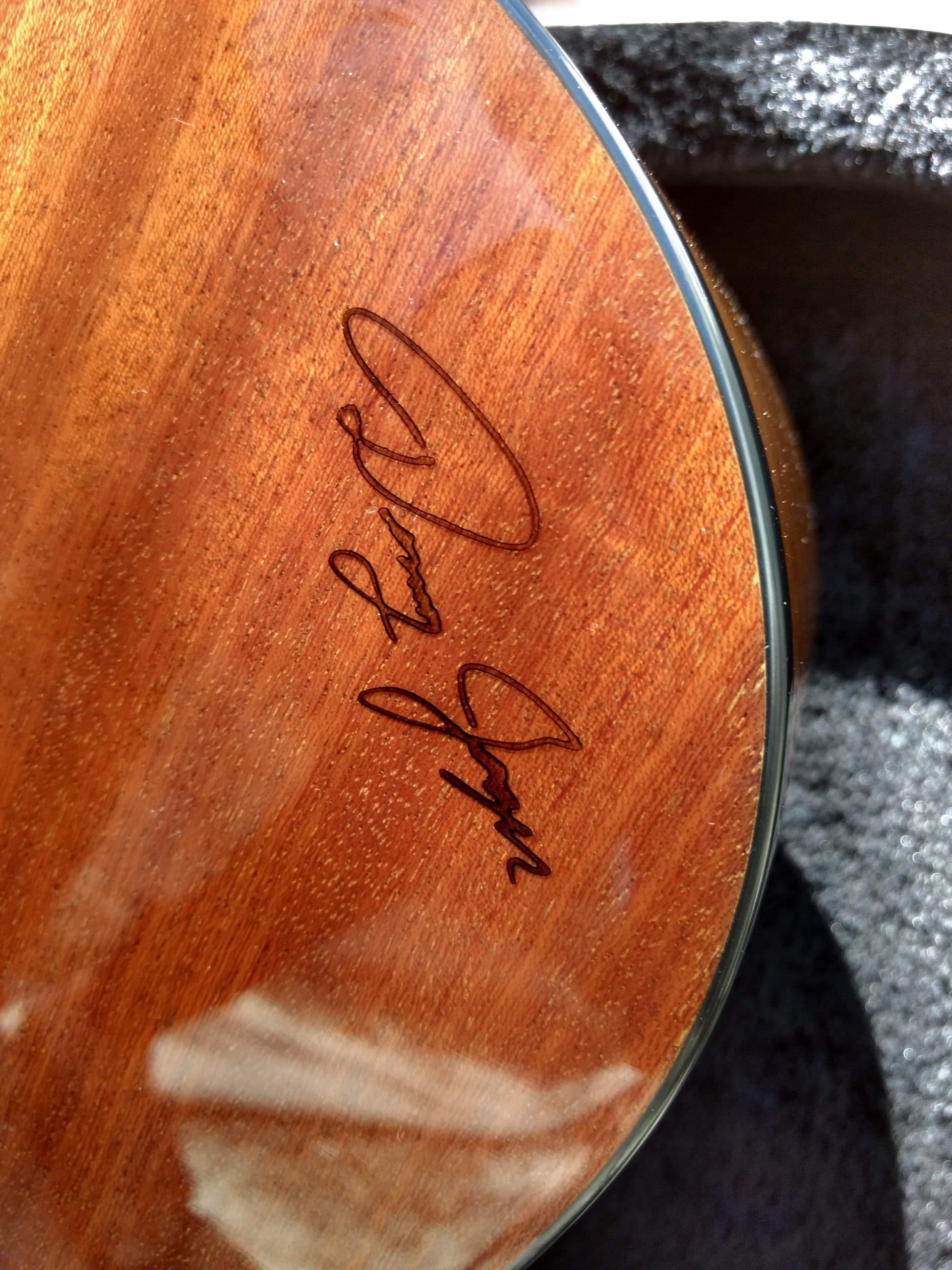 38 inch Parlor Size Solid African Mahogany Acoustic Electric