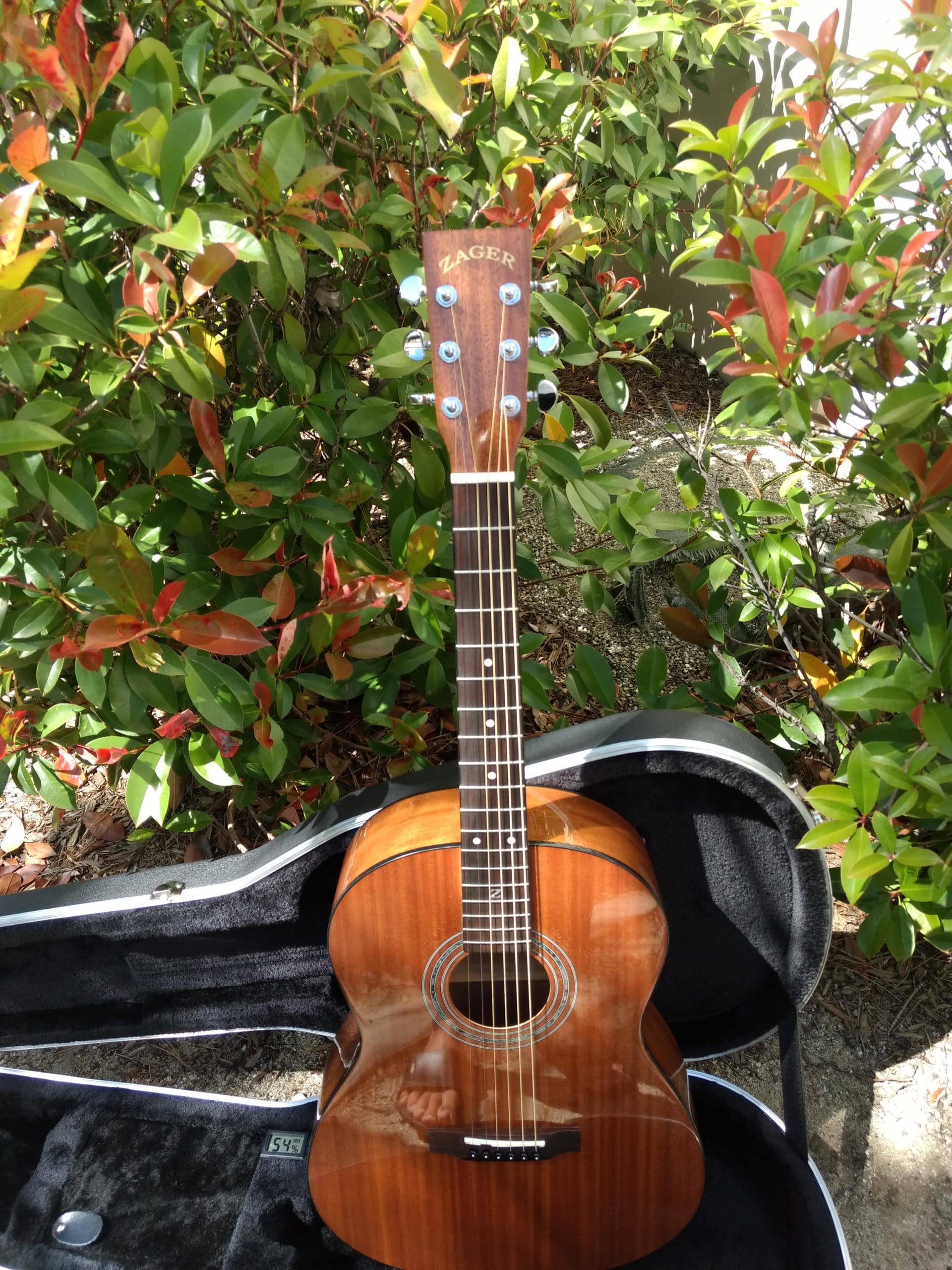 38 inch Parlor Size Solid African Mahogany Acoustic Electric