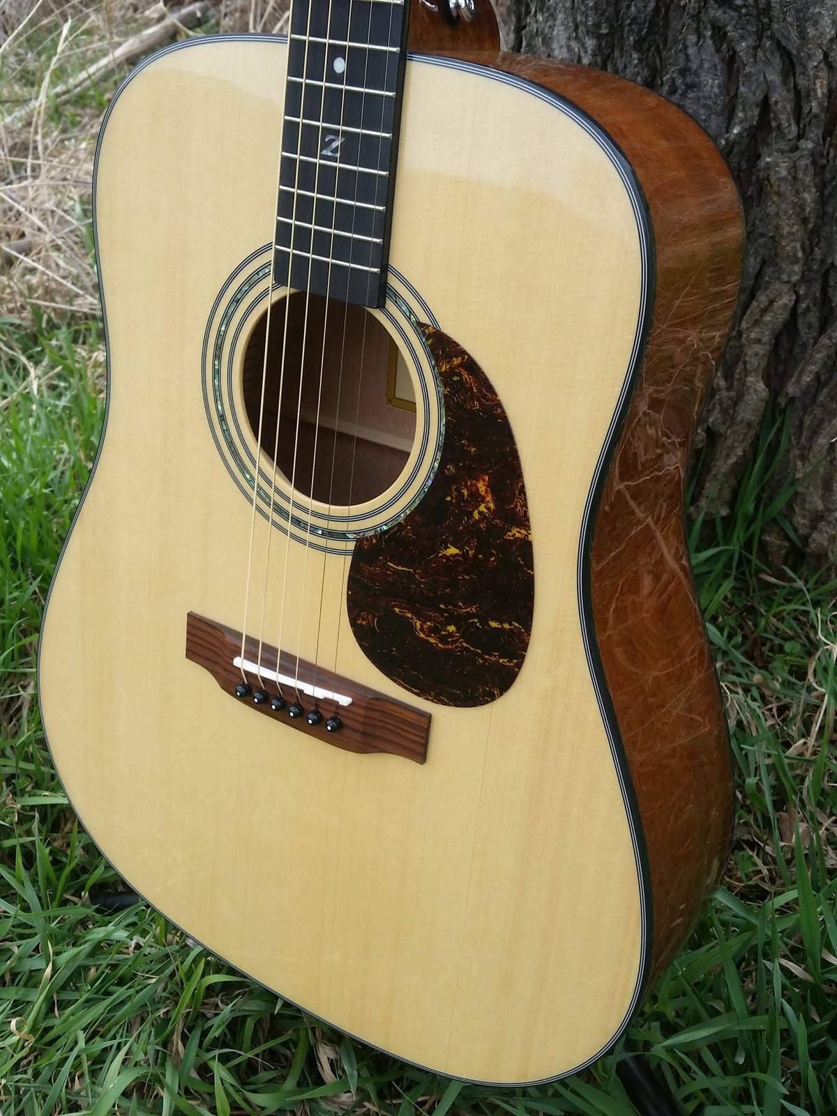 zad20 solid spruce acoustic guitar