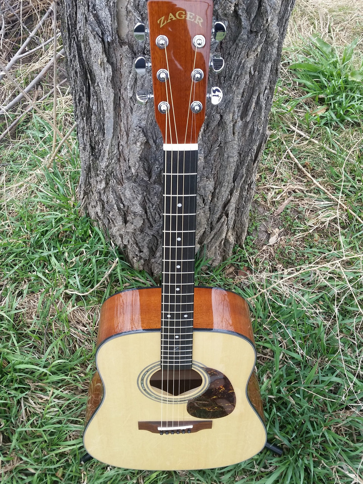 zad20 solid spruce acoustic guitar