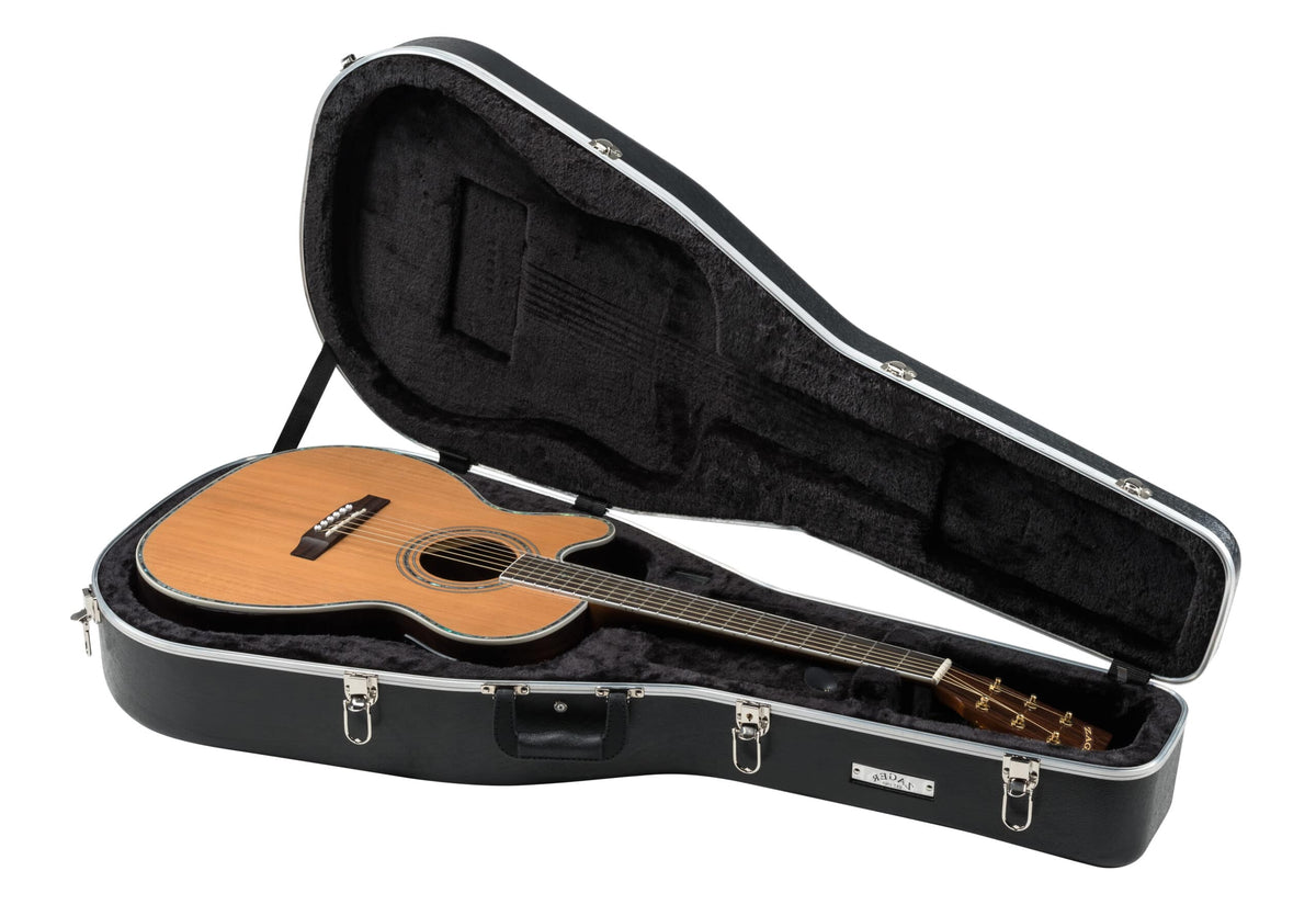 ZAD80CE Solid Cedar/Rosewood Acoustic Electric AURA Pro Series Smaller "OM" Size Left Handed