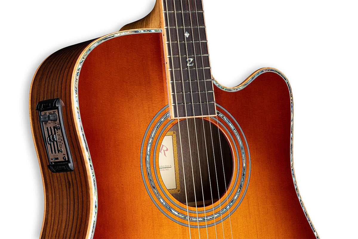 ZAD900CE Solid Spruce/Rosewood Acoustic Electric AURA 50th Anniversary Tobacco Sunburst Deal of the Day