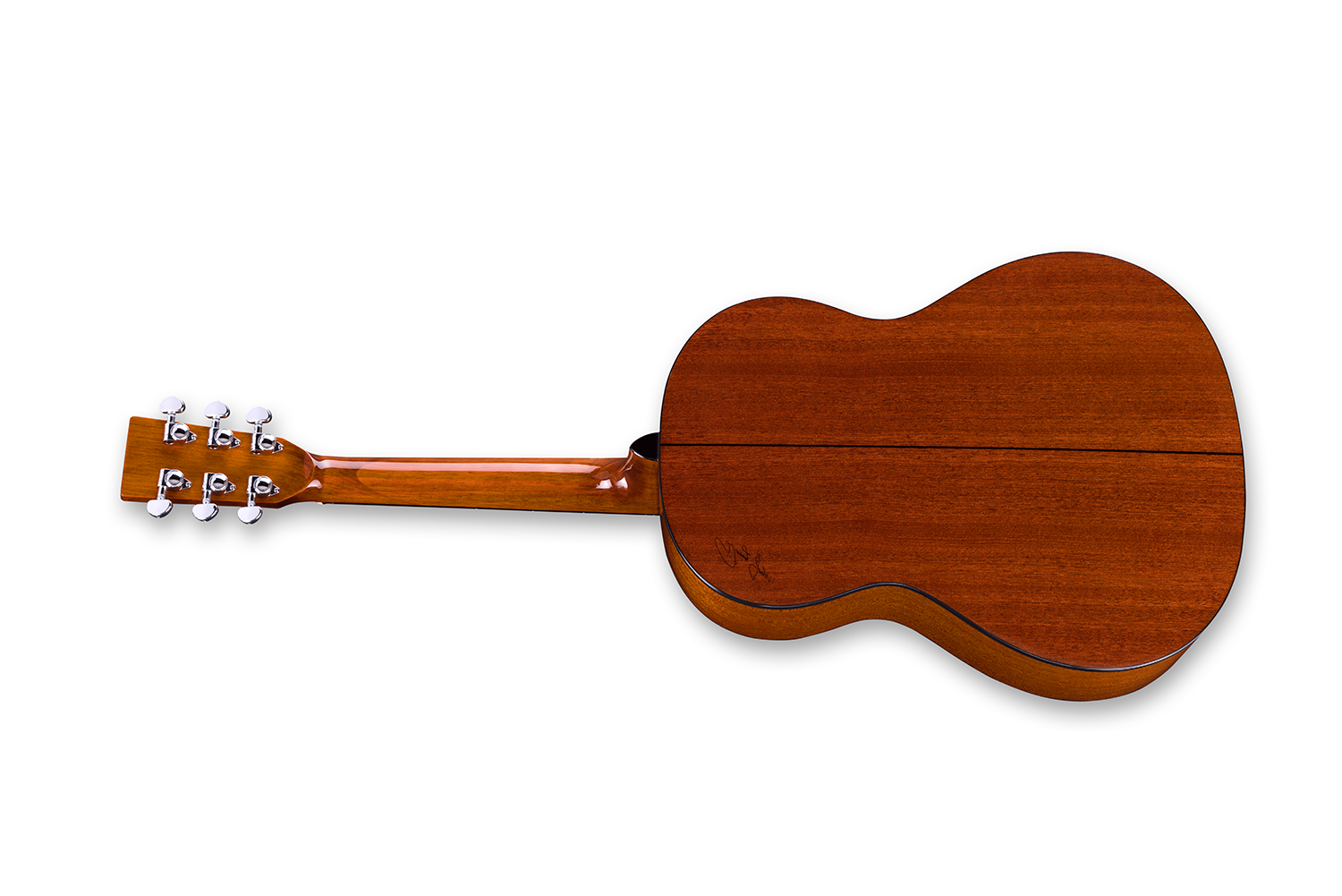 38 inch Parlor Size Solid African Mahogany Acoustic Electric Left Handed